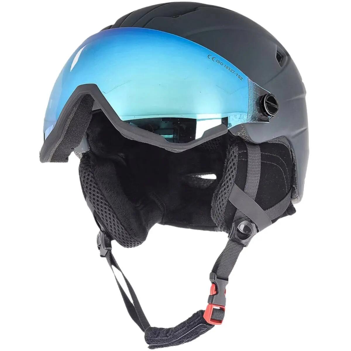 Kask Narciarski z Szybą Przyłbicą 4F Snowboardowy S2 Szary 2/5