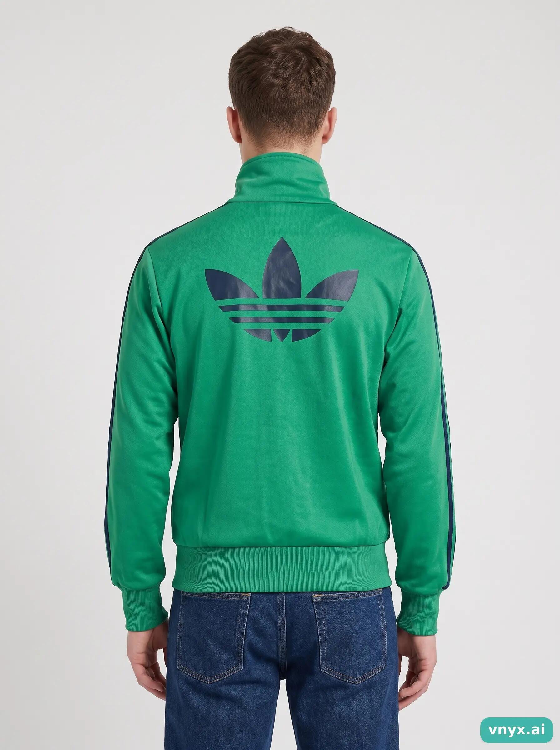 Second Life - Vintage Adidas Green Sports Jacket Men Small 2/6