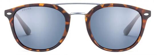 Unisex - Sport - Sonnenbrille - Aviator, Kategorie 3 - Miller - Braun/Grün