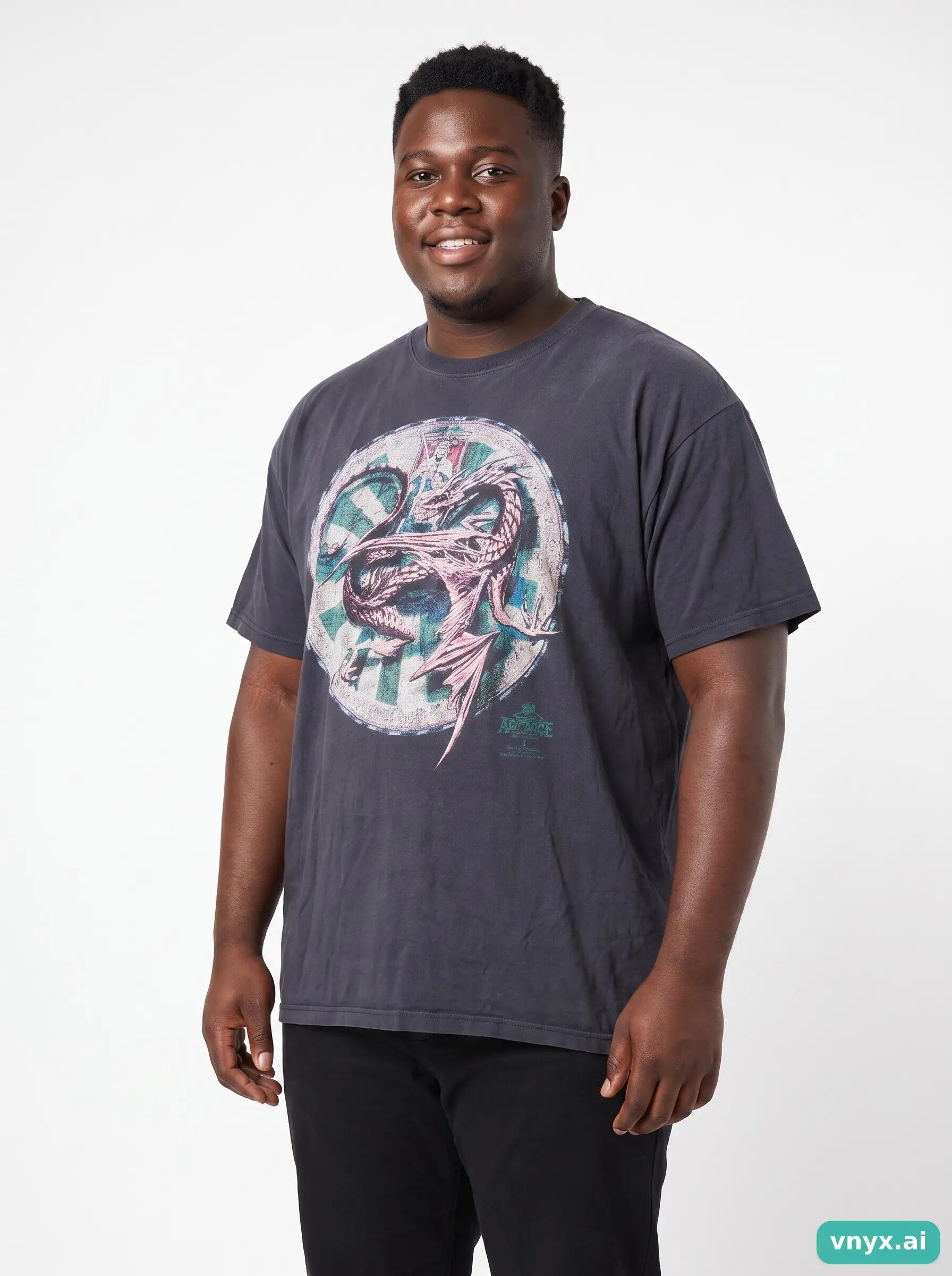 Second Life - Vintage Fruit of the Loom Black T-Shirt Men XL 1/6