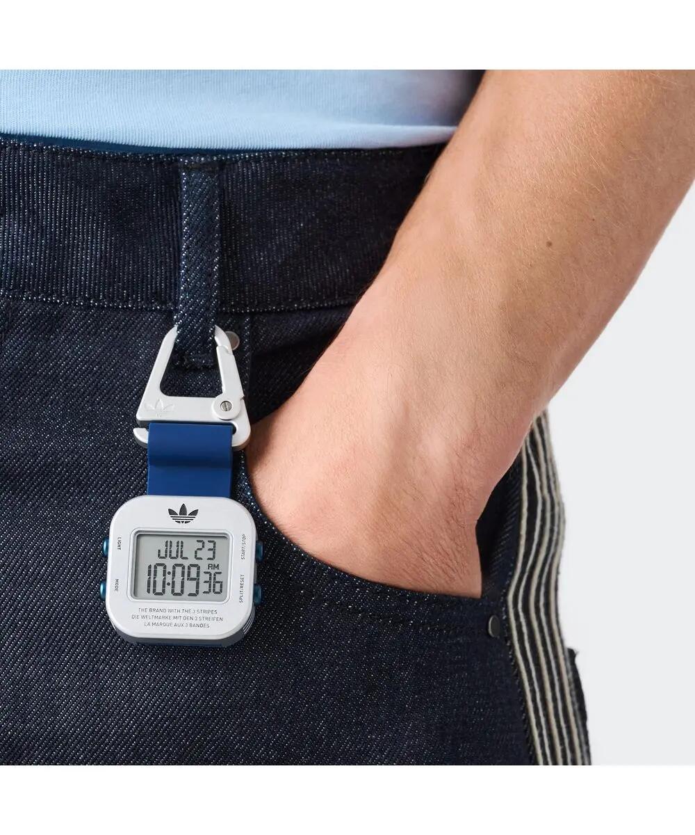 Adidas Originals Digital Montre Bleu/Argent AOST26518 6/6