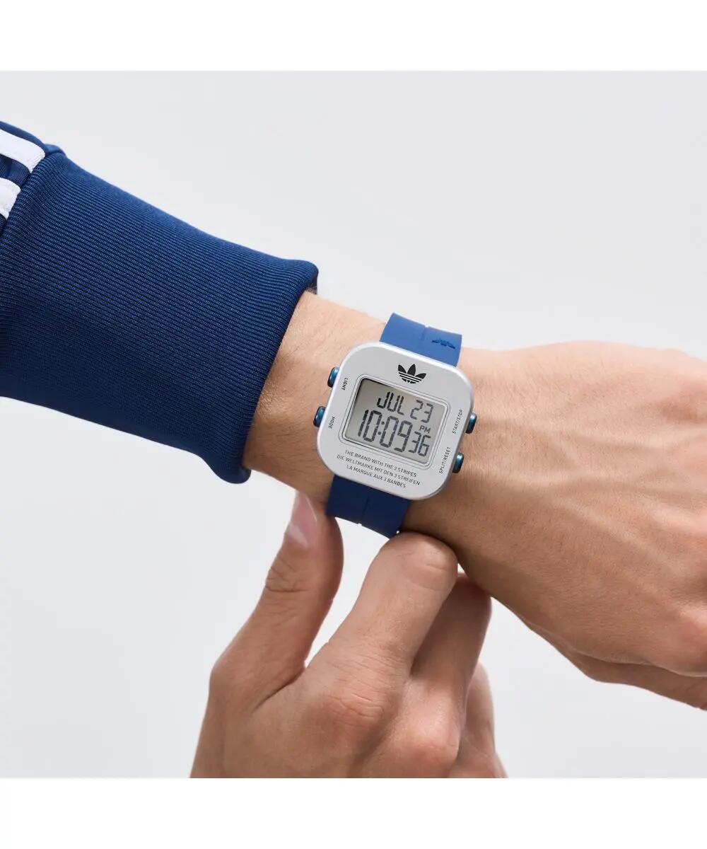 Adidas Originals Digital Montre Bleu/Argent AOST26518 4/6