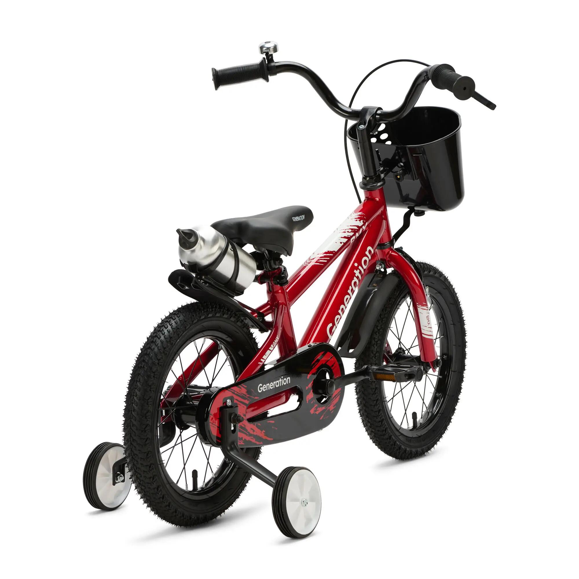 Generation BMX 14 inch Rood – Kinderfiets - 3 t/m 5 jaar 3/4