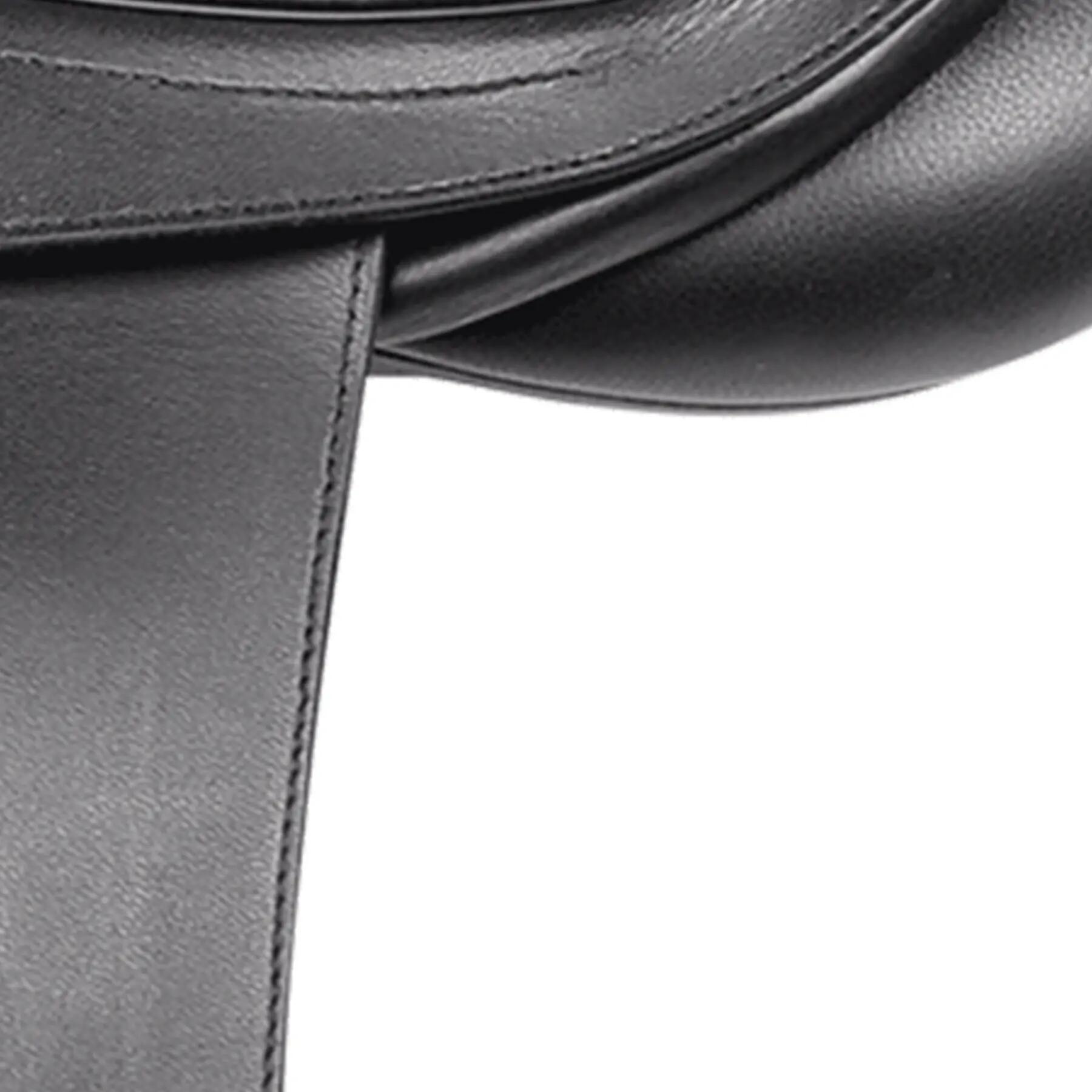 Selle polyvalente Comfort, cuir, poney 3/4