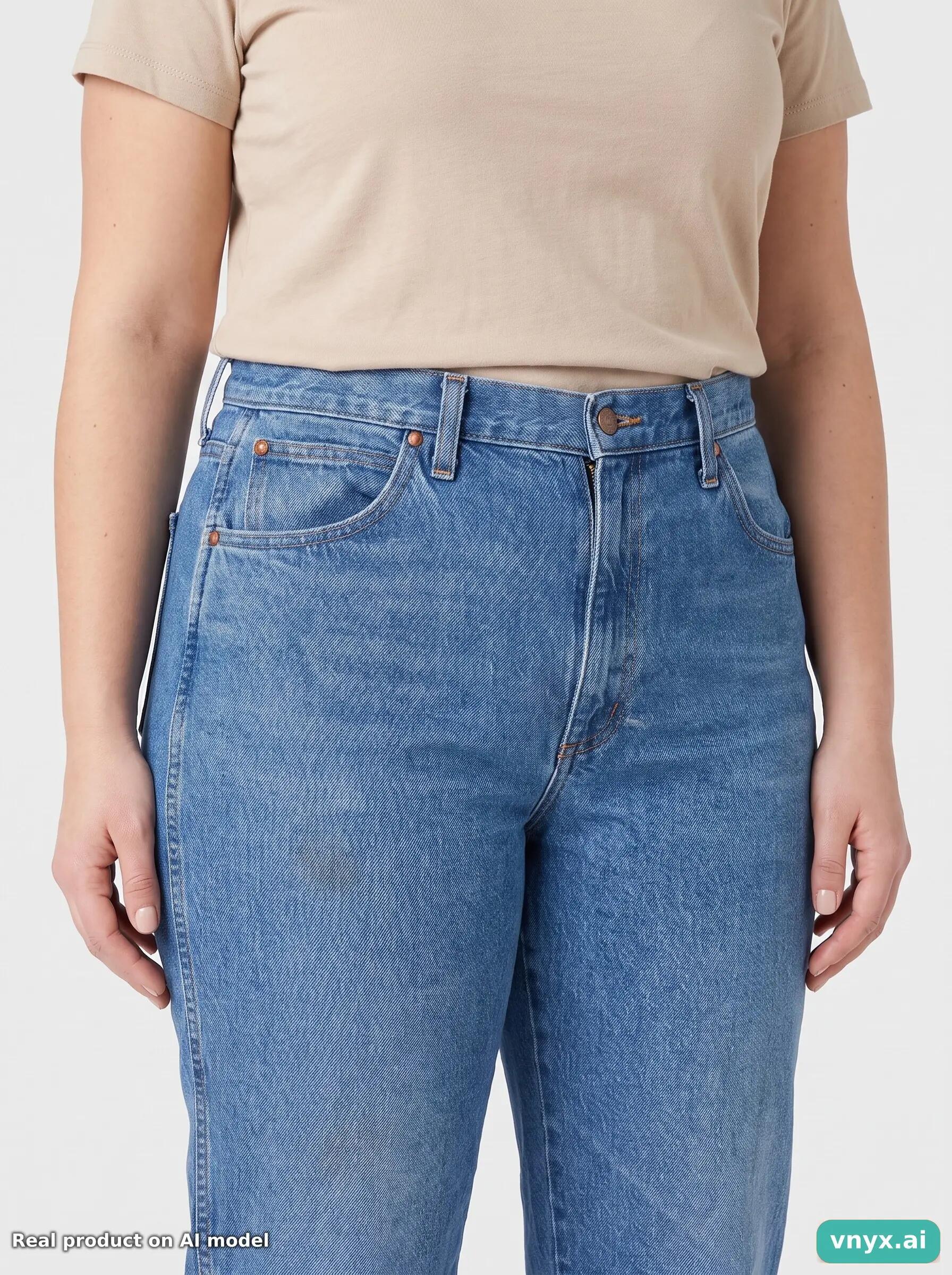 Second Life - Vintage Wrangler Blue Jeans Women W35 L34 6/6