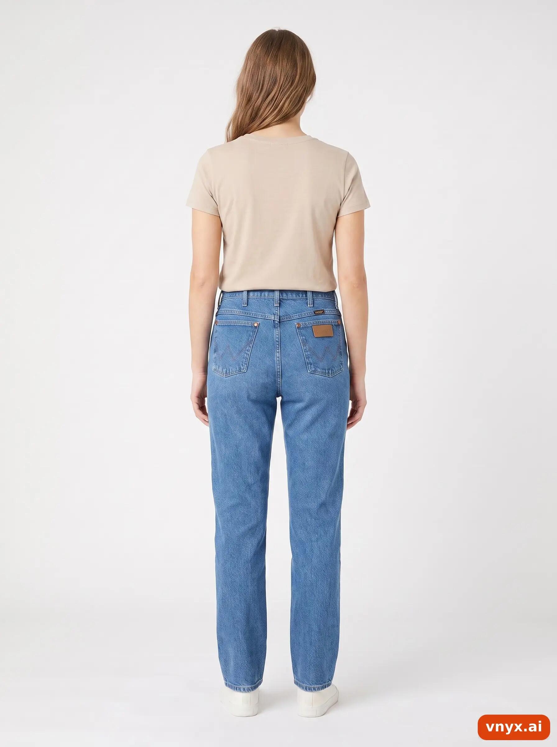 Second Life - Vintage Wrangler Blue Jeans Women W35 L34 4/6