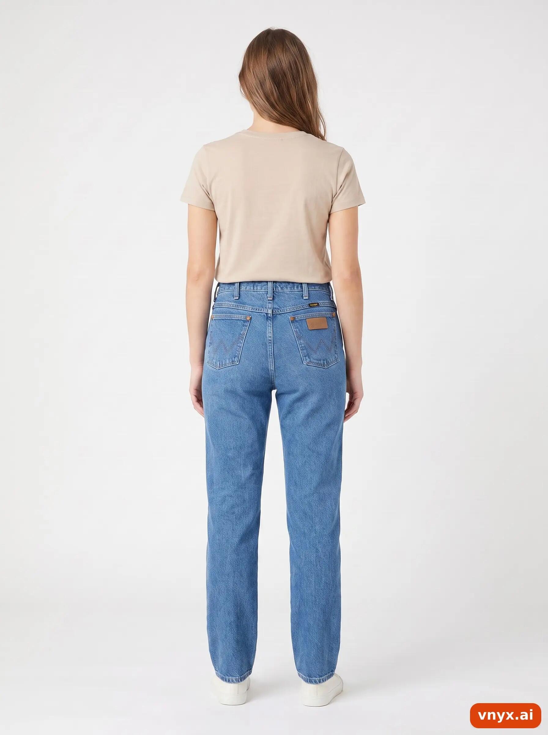Second Life - Vintage Wrangler Blue Jeans Women W35 L34 2/6