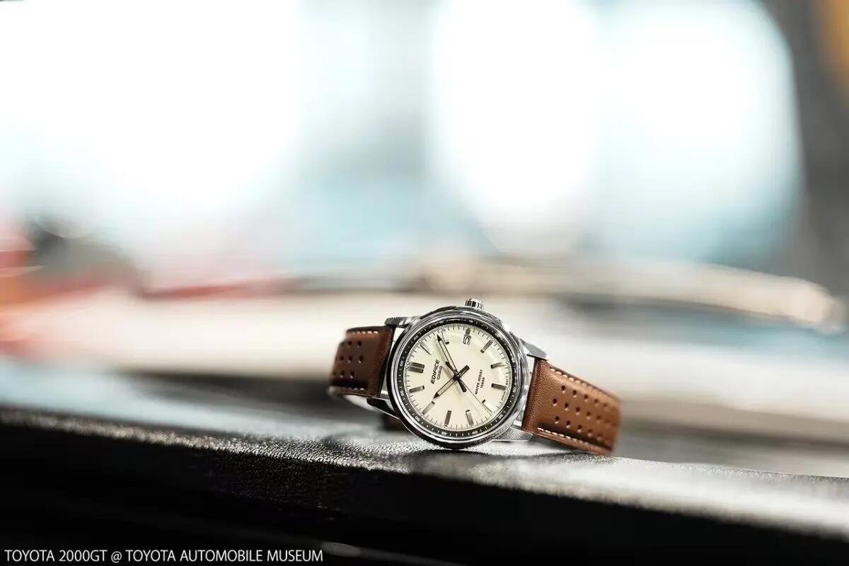 Casio Analogique Montre Marron/Beige EFR-109L-7AER 2/4