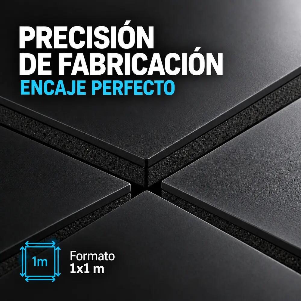 ARQUICAUCHO IMPACT PRO Placa de Borracha 1x1m x20mm Ultra Resistente ECO 6/10