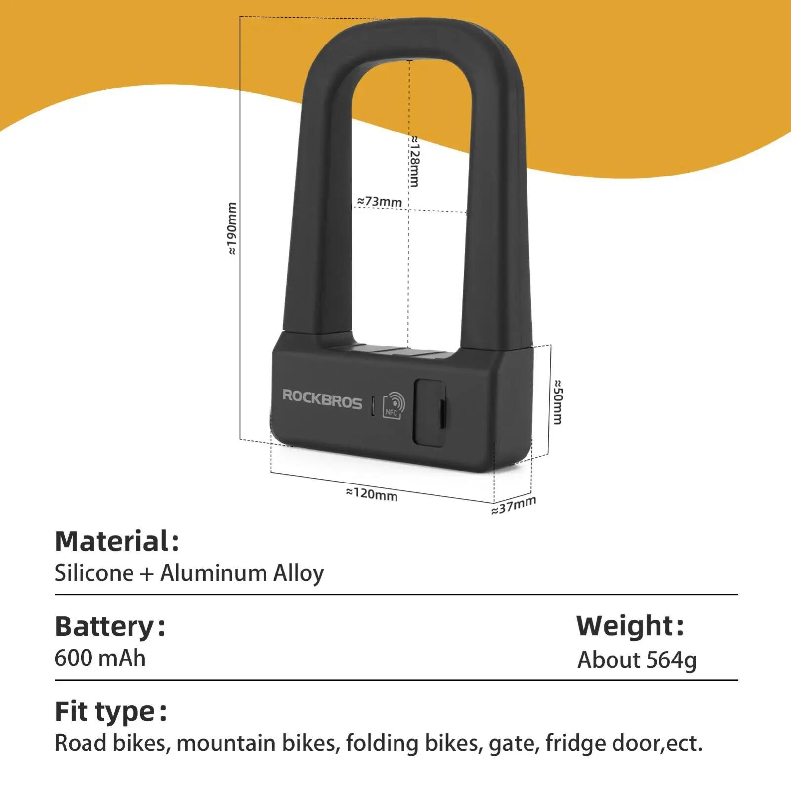 Set NFC U-Schloss Smart + 16-in-1 Fahrrad Multitool 8/10