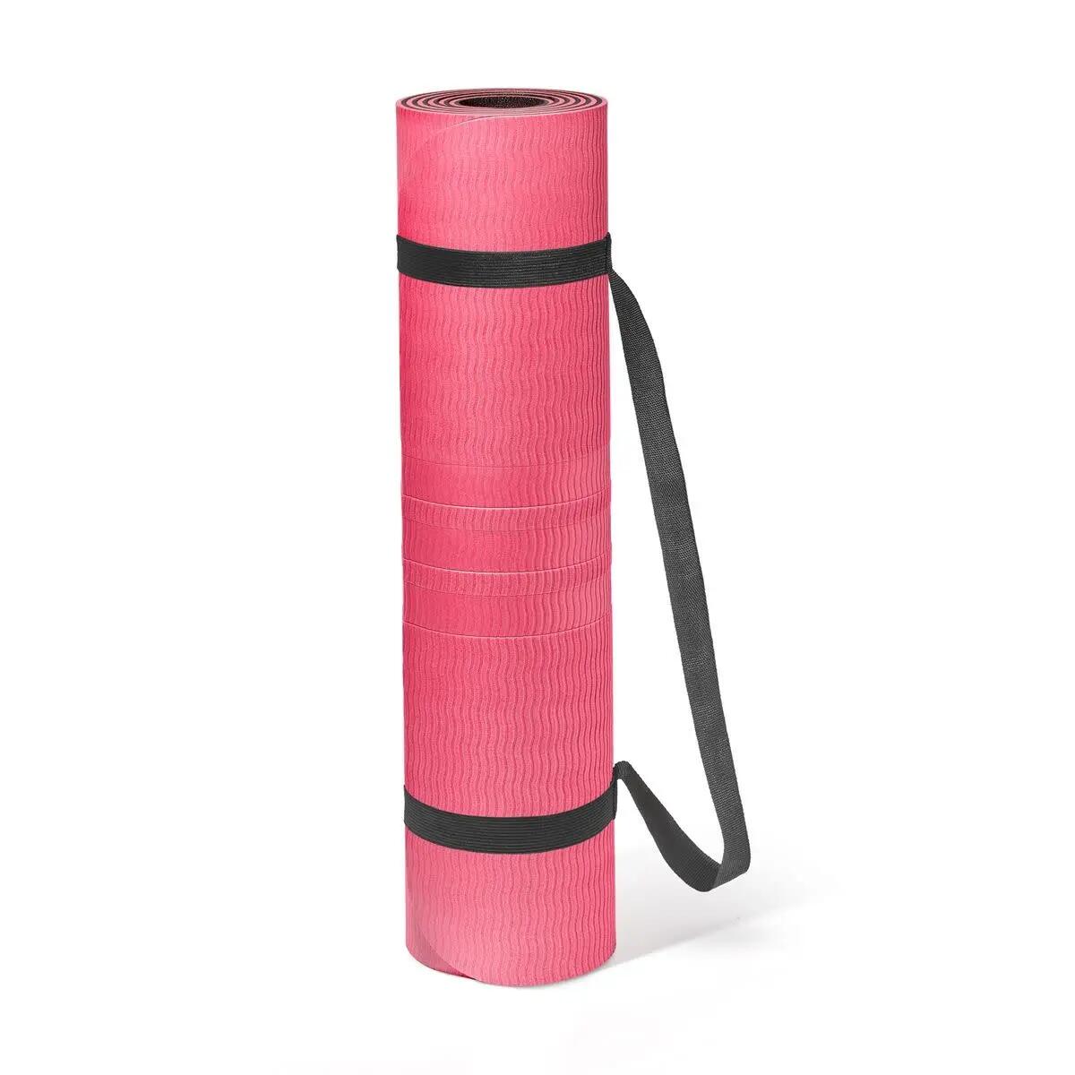 Adidas - Double Sided Yoga Mat - 6mm - Pink Fusion 7/8