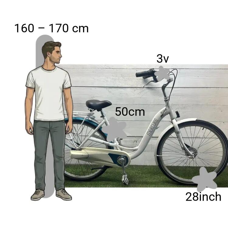 Tweedehands Mercure Fleurs Lage Instap Moederfiets 2/4