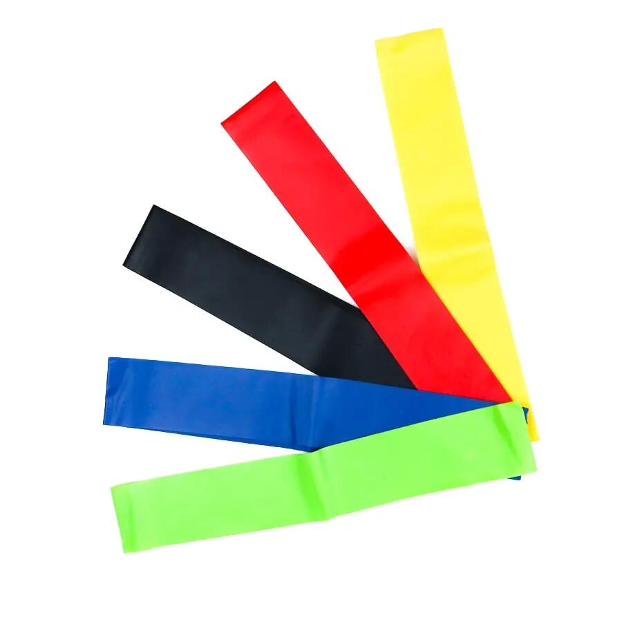 Set 5 minibandas elásticas látex 5 resistencias 2/3