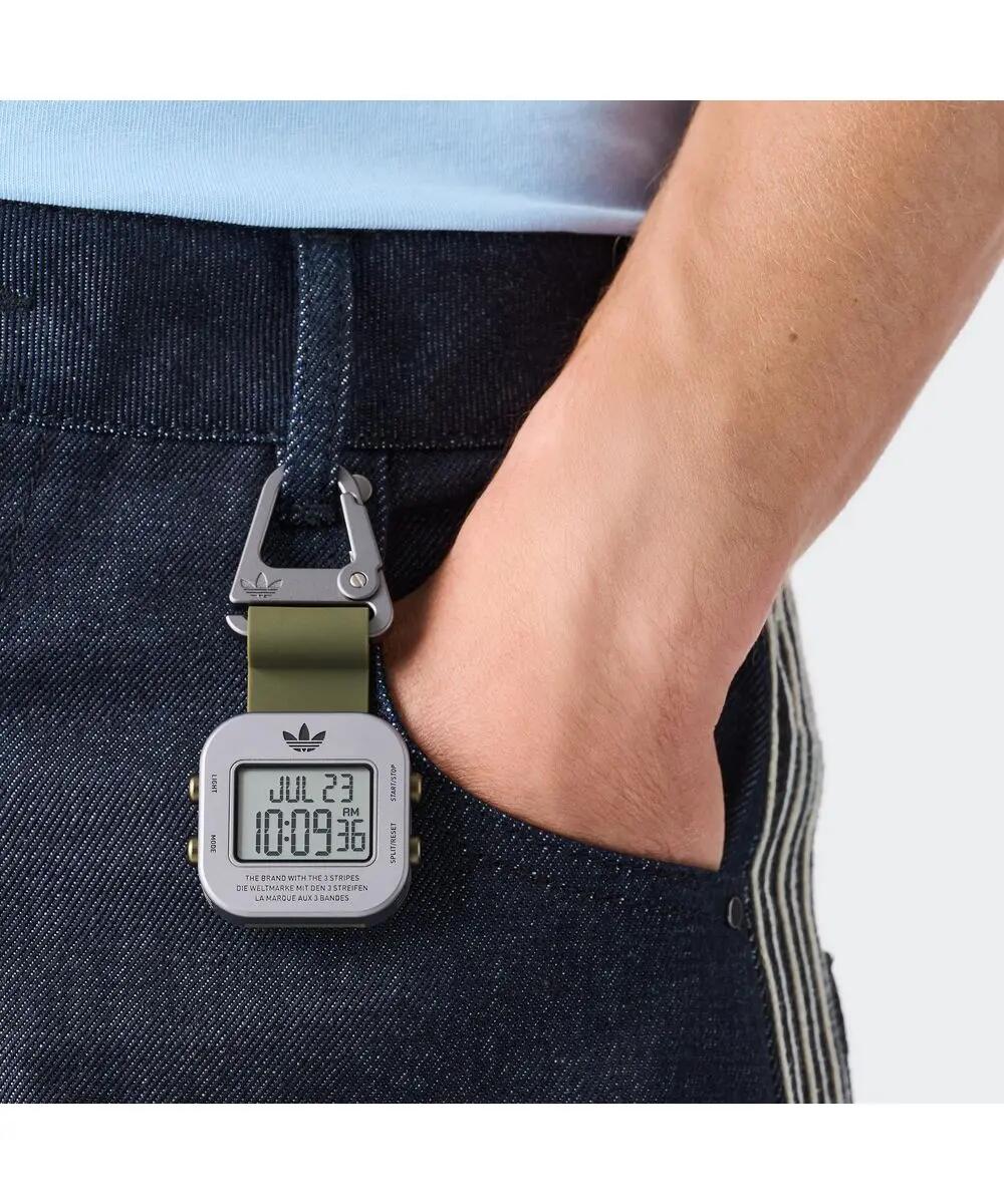 Adidas Originals Digitaal  Horloge Groen/Gun AOST26521 6/6