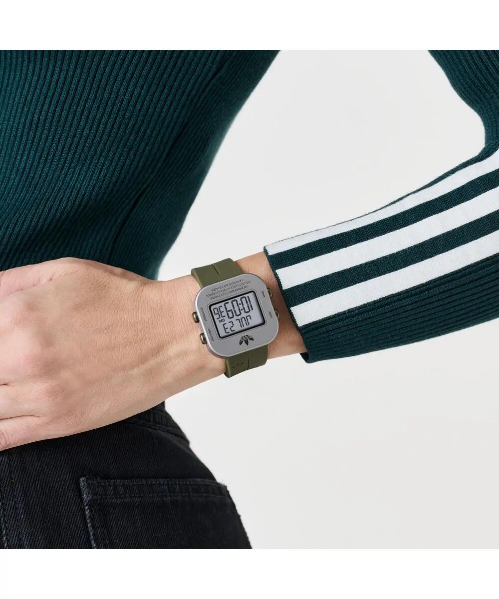 Adidas Originals Digitaal  Horloge Groen/Gun AOST26521 5/6