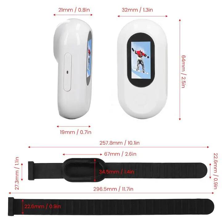 Collier caméra animal, vidéo, 350 mAh, 128 Go, multicolore 4/6