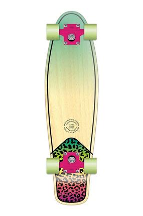 Retro Wood Cruiser - Skateboard Cruiser Complet 28