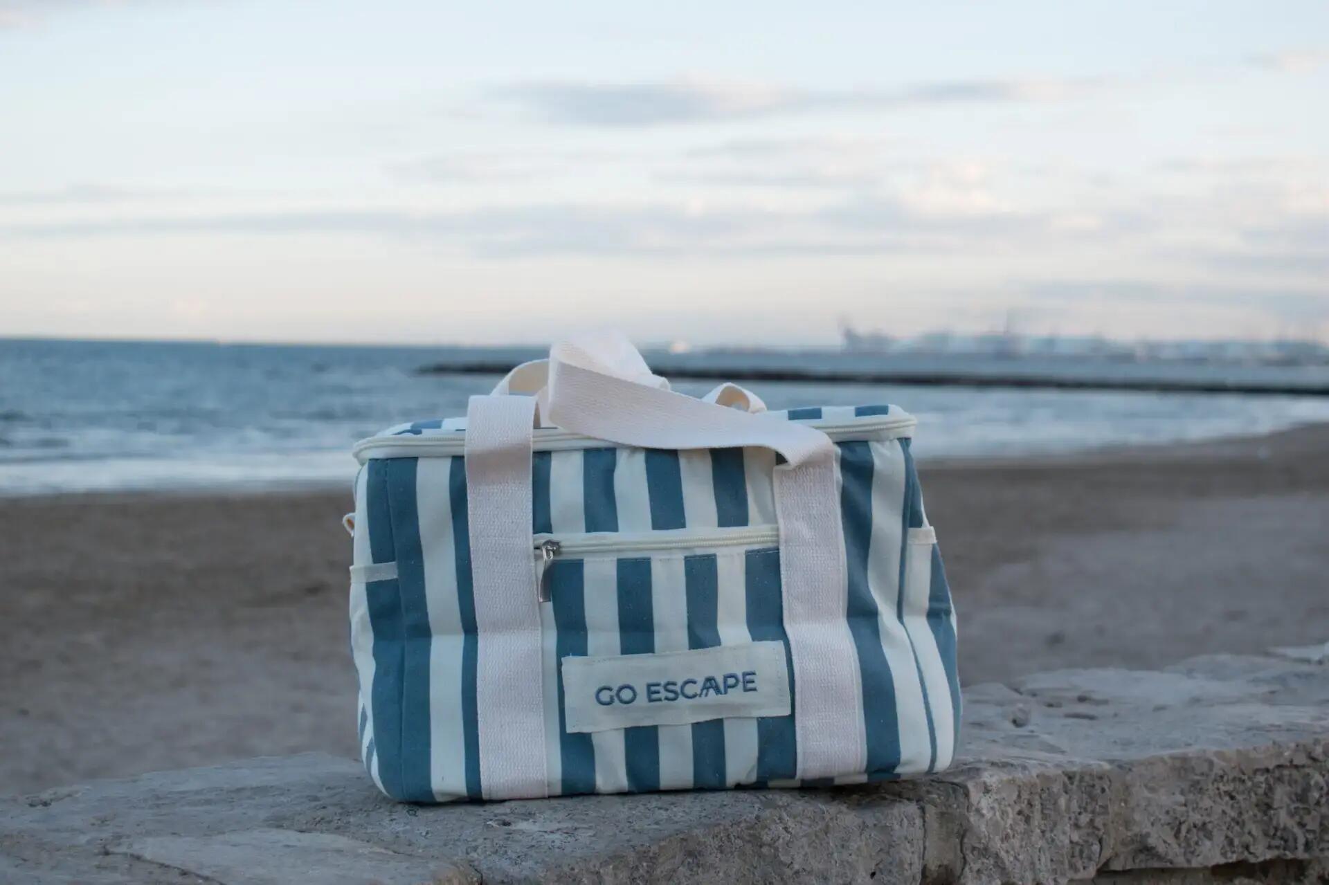 Bolsa nevera - Camping - 14 L, plegable - GO ESCAPE - Azul 3/5