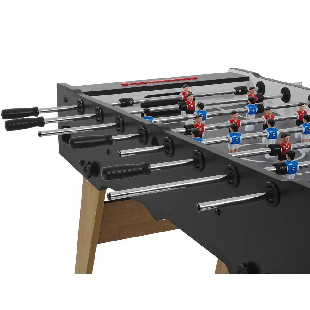 Futbolín plegable con ruedas 142 cm, MDF 18 mm, 22 jugadores 10/14