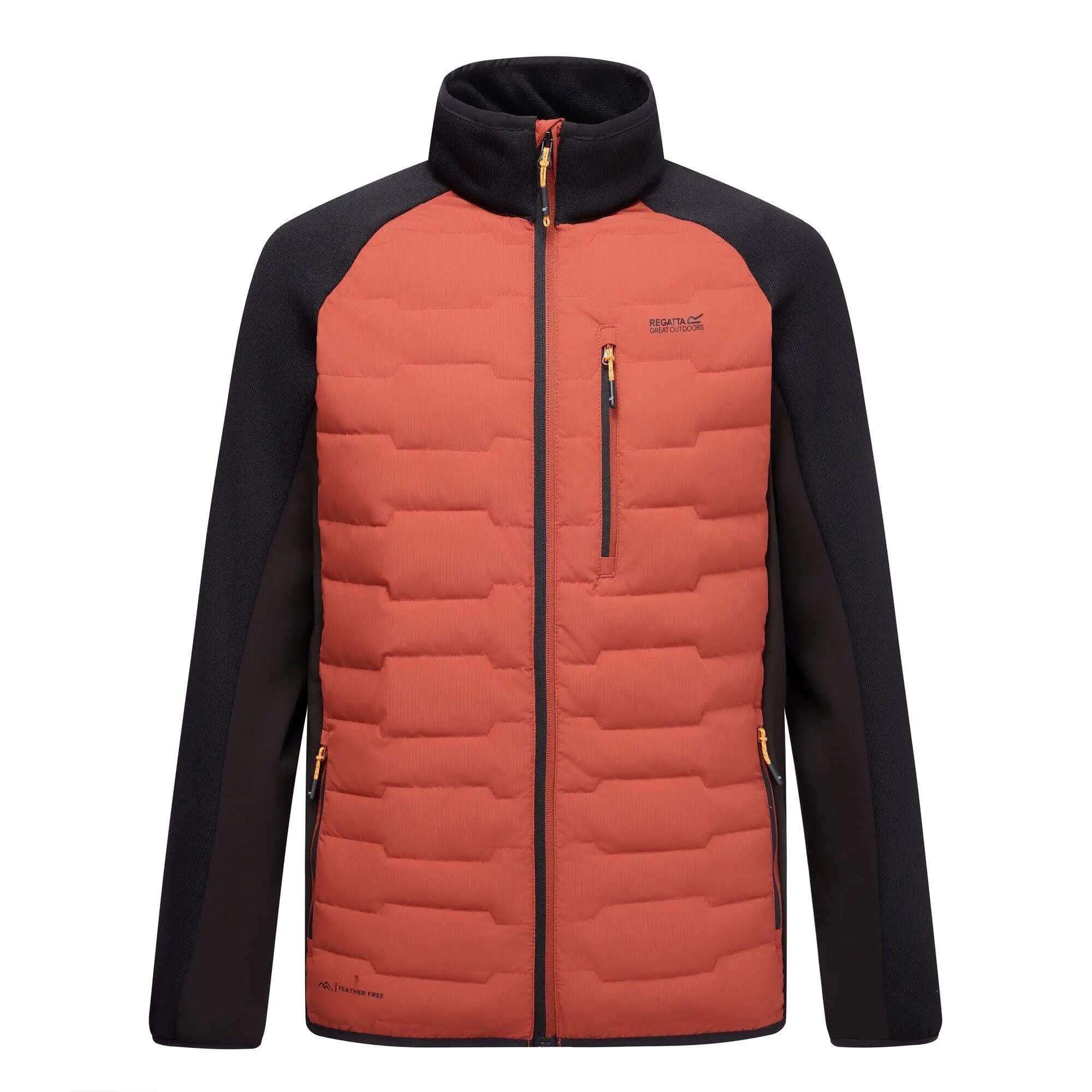 Chaqueta - Senderismo - Hombre - Híbrida - Regatta Cyrus - Henna/Negro 7/7