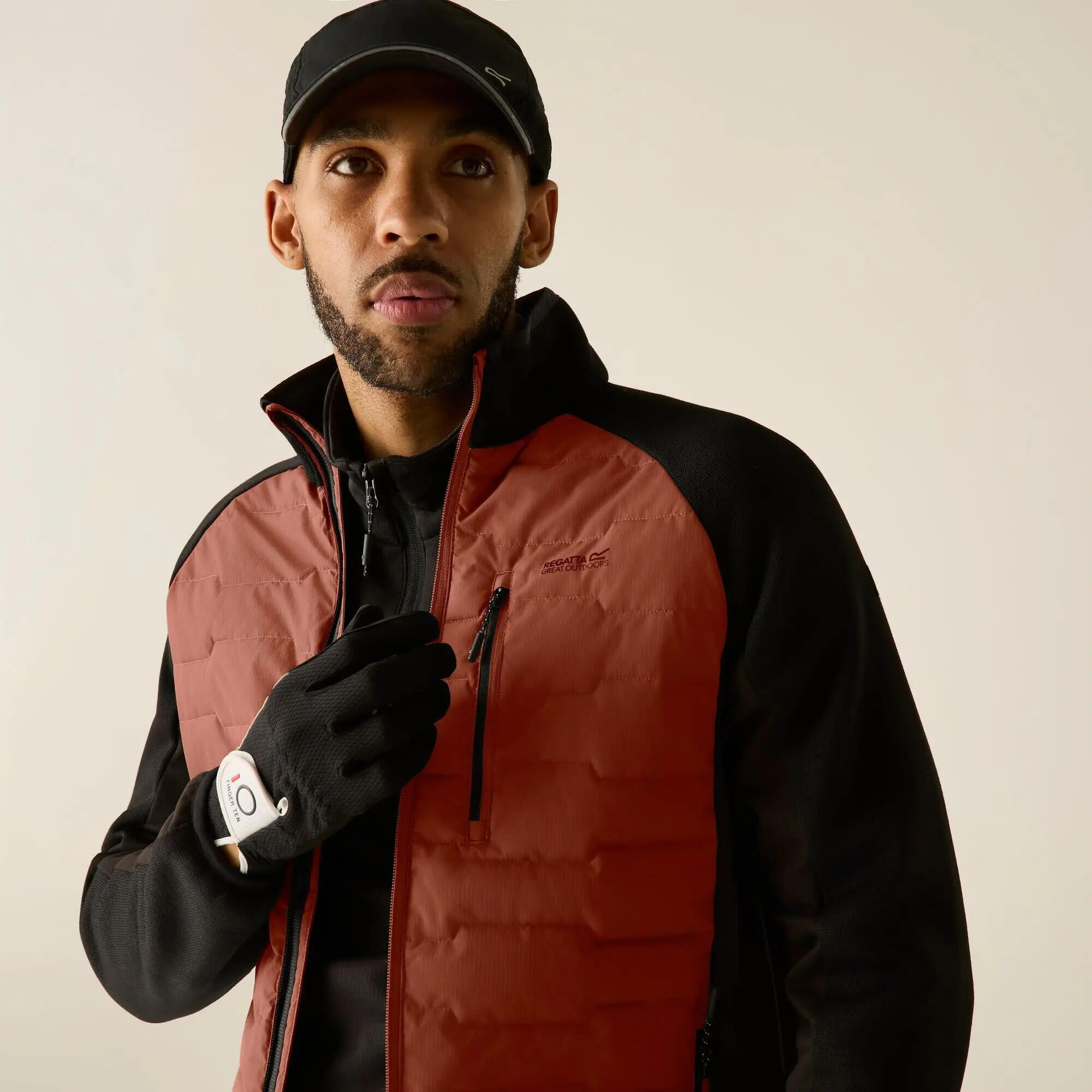 Chaqueta - Senderismo - Hombre - Híbrida - Regatta Cyrus - Henna/Negro 4/7