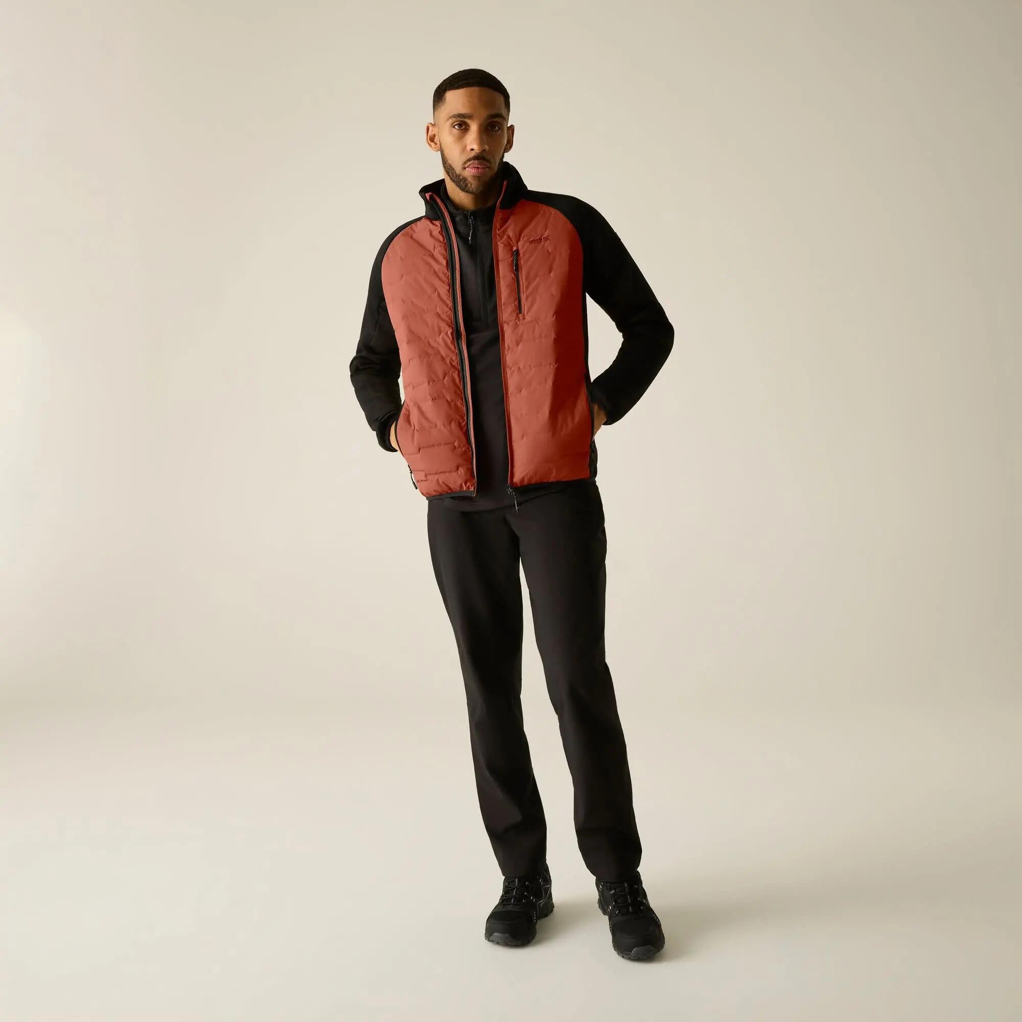 Chaqueta - Senderismo - Hombre - Híbrida - Regatta Cyrus - Henna/Negro 2/7
