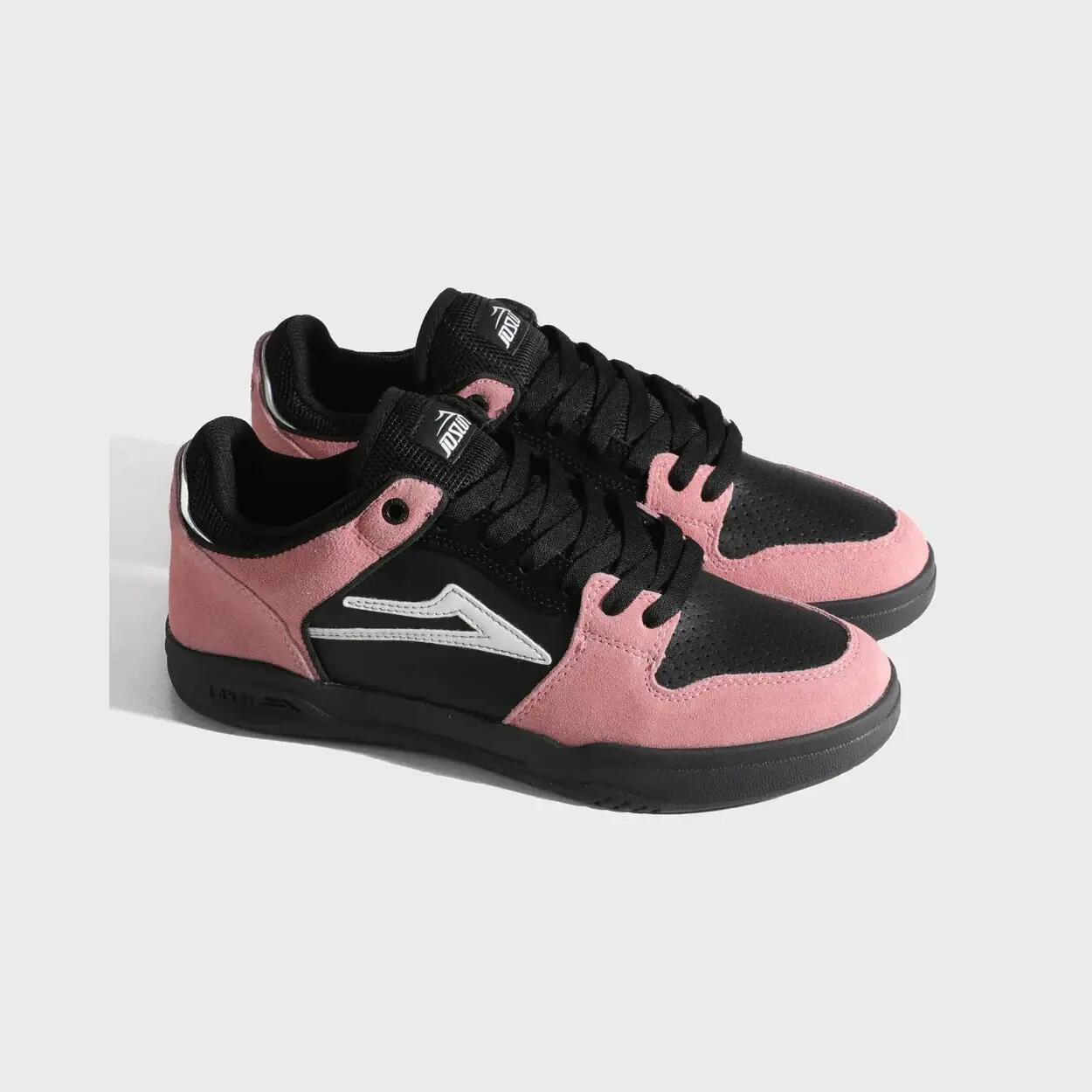 Zapatillas de skate Lakai Telford Low Rosa Blanco 2/5
