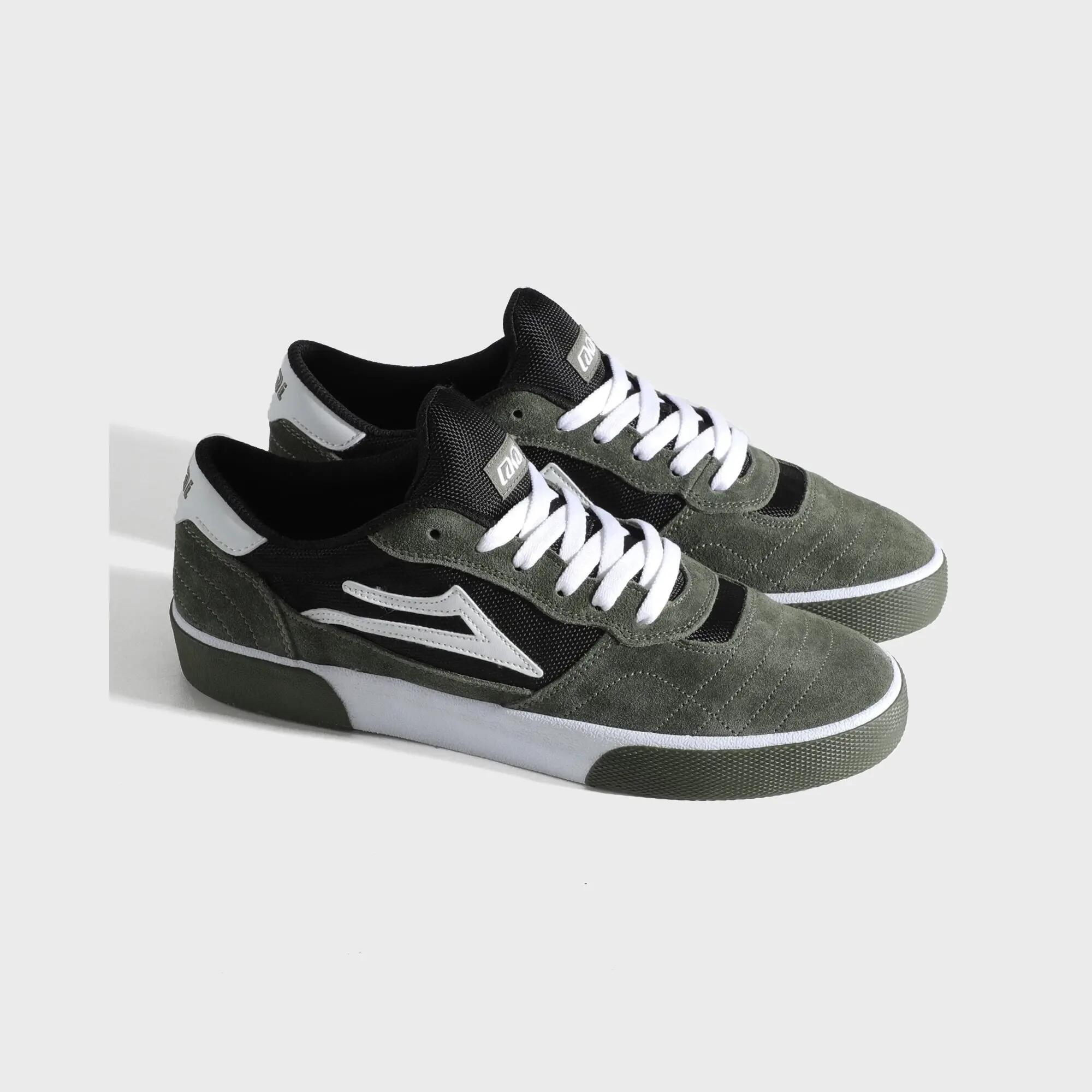 Sapatilhas de skate Lakai Cambridge Verde Preto 3/6