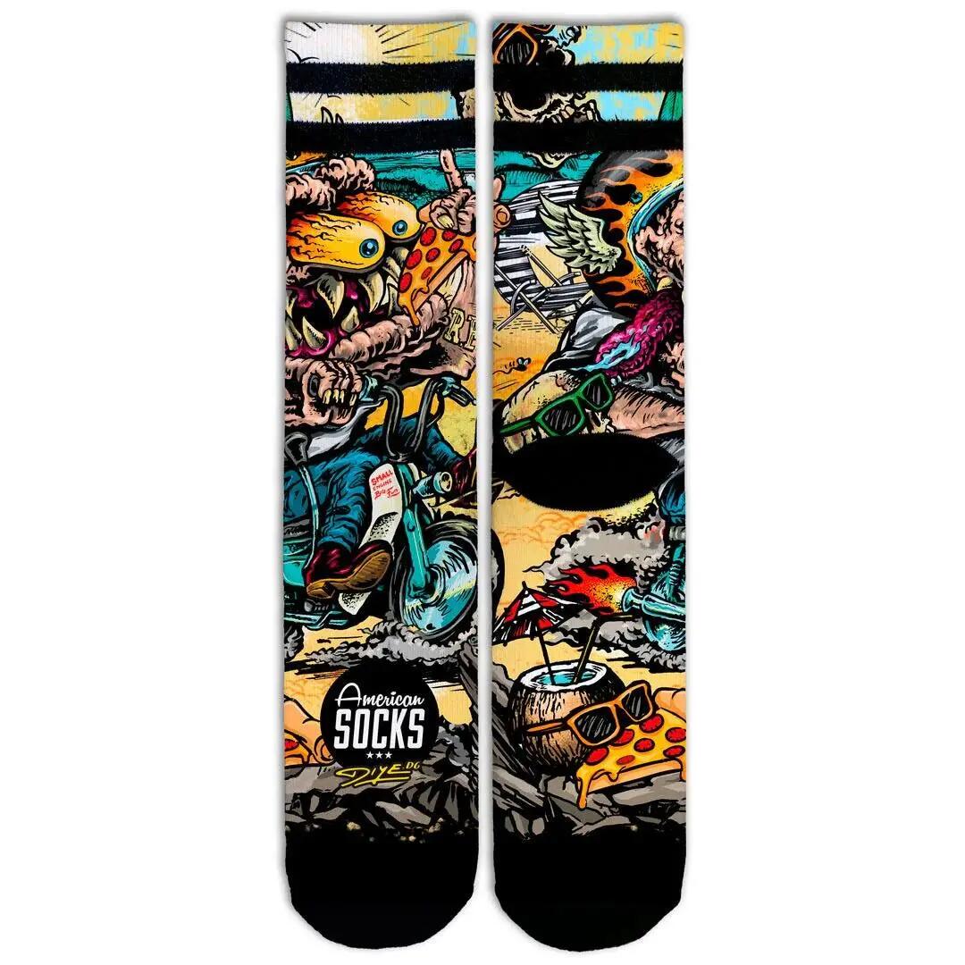 Calze American Socks Bike Monster 4/7