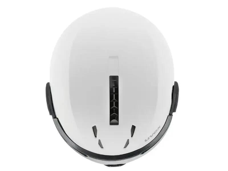 Men's Instinct Visor Ski / Snow Helmet White-blk Matt 5/6
