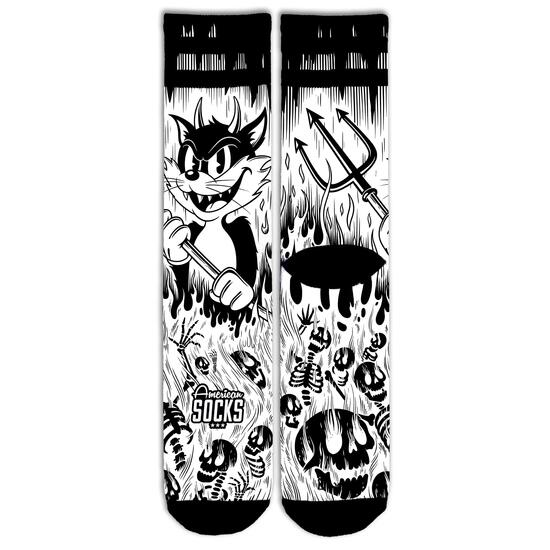 Evil Cat - Socken für Laufen, Radfahren und Fitness