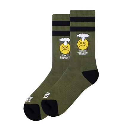 Over Thinker - Lustige Streetwear Socken