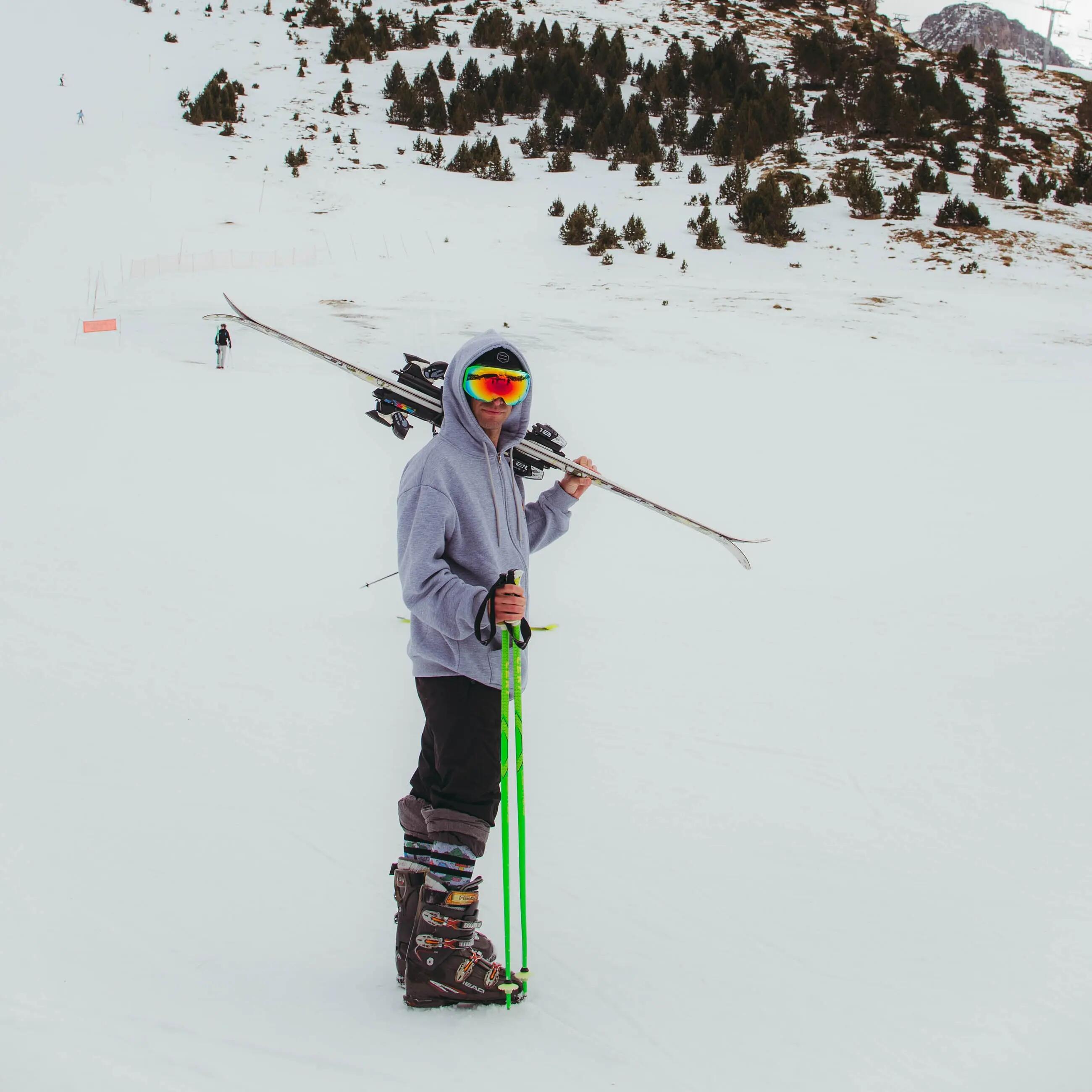 Leaf Me Alone - Calze sportive retrò al ginocchio con righe 6/8