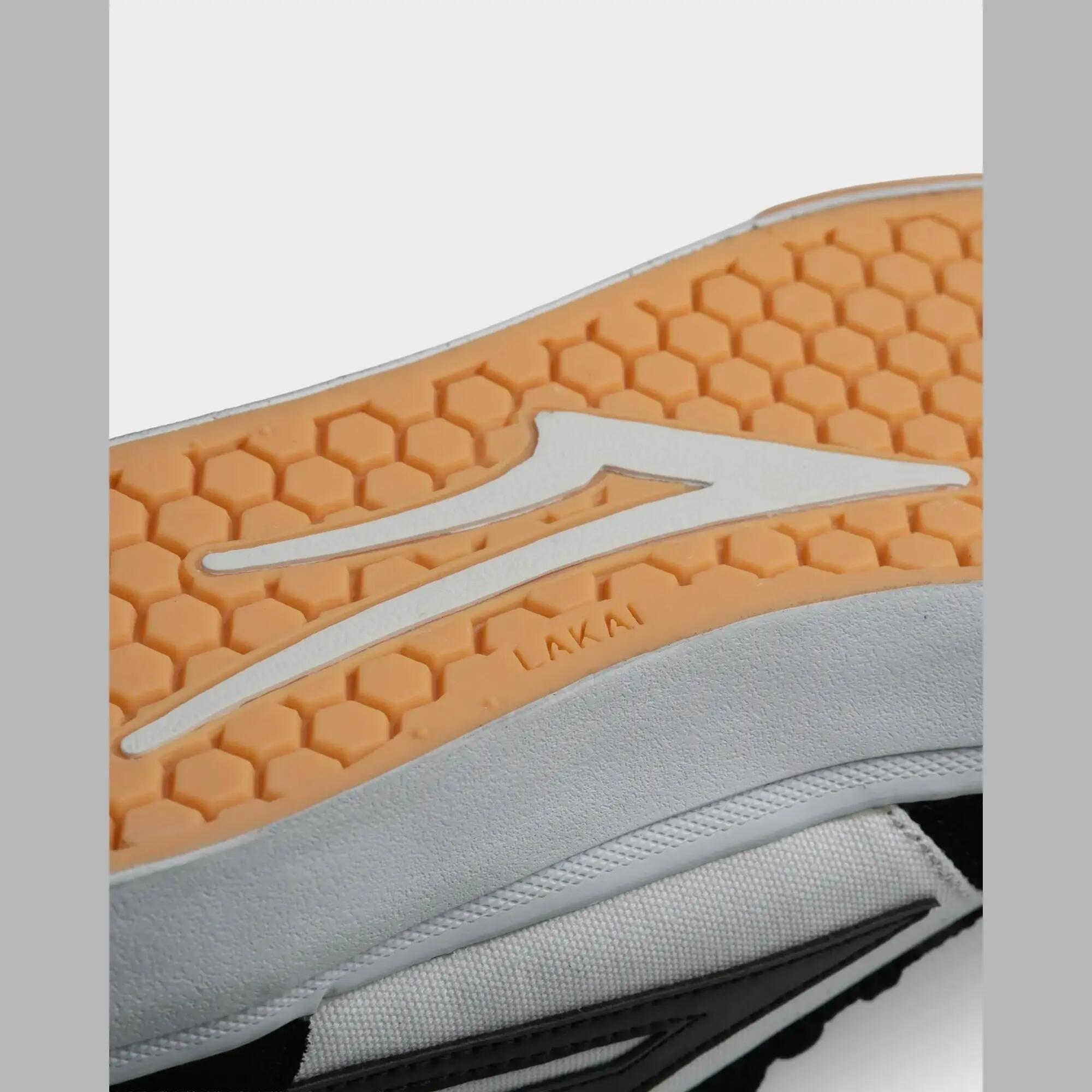 Zapatillas de skate Lakai Manchester Negro Blanco 6/6