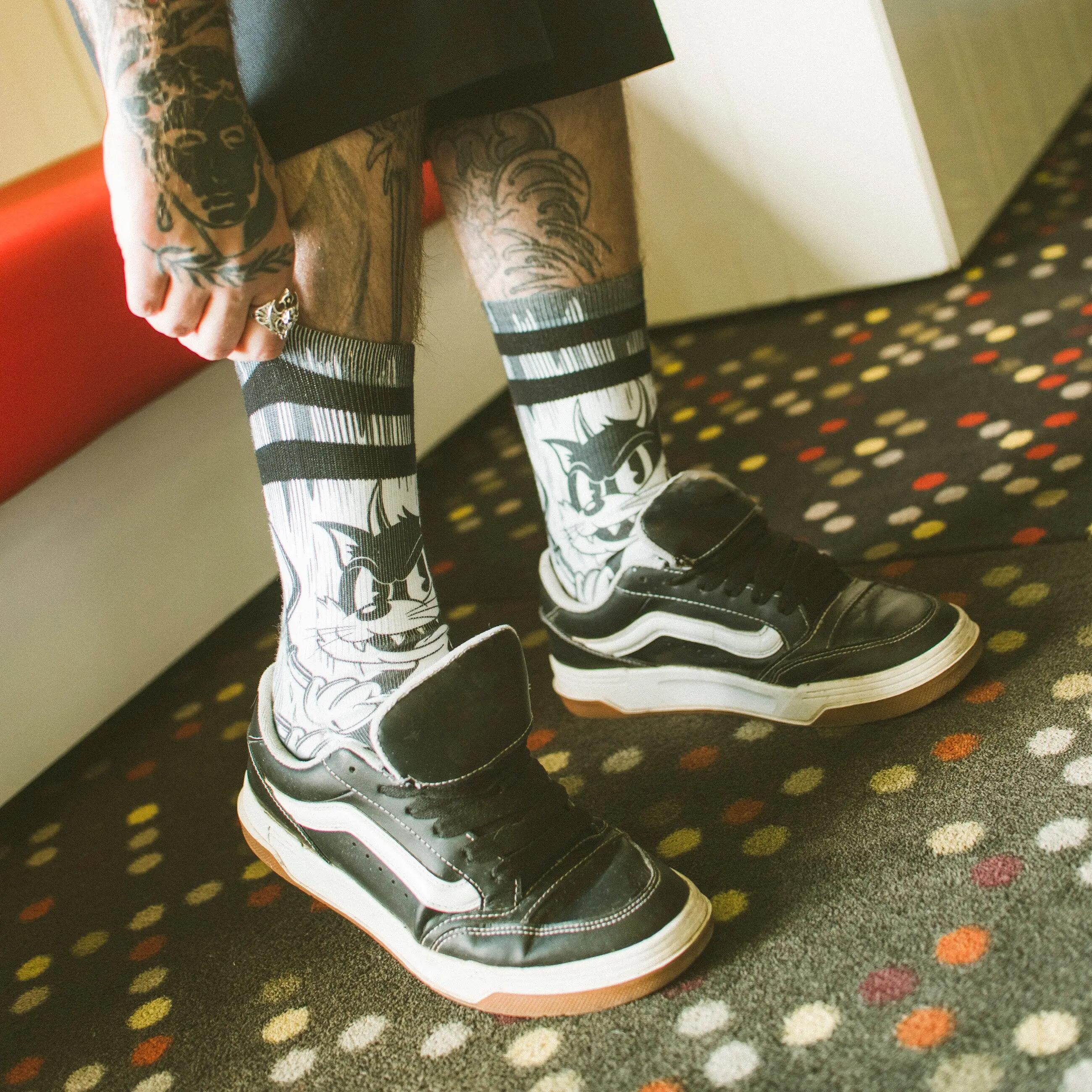 Evil Cat - Socken für Laufen, Radfahren und Fitness 5/11