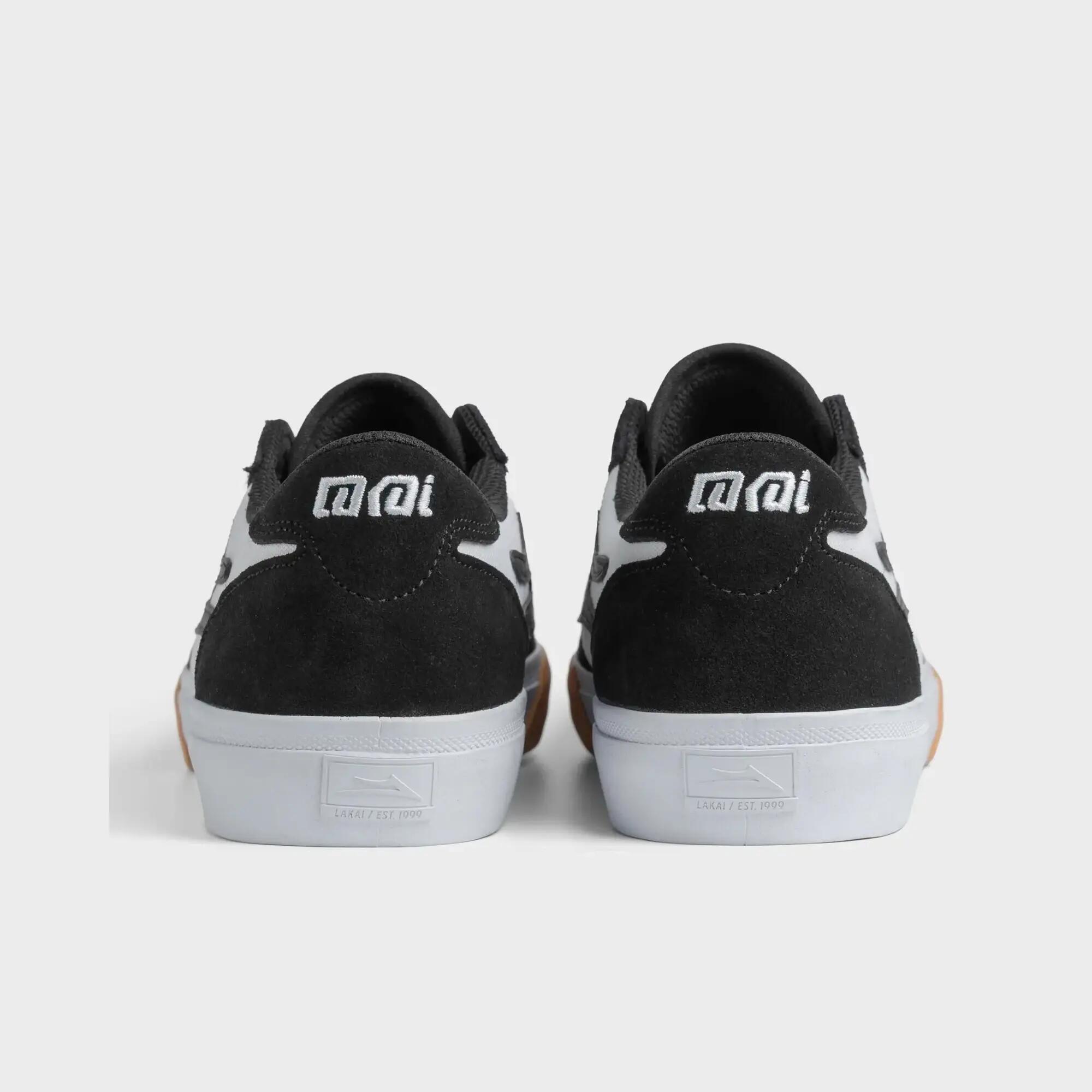 Zapatillas de skate Lakai Manchester Negro Blanco 2/6