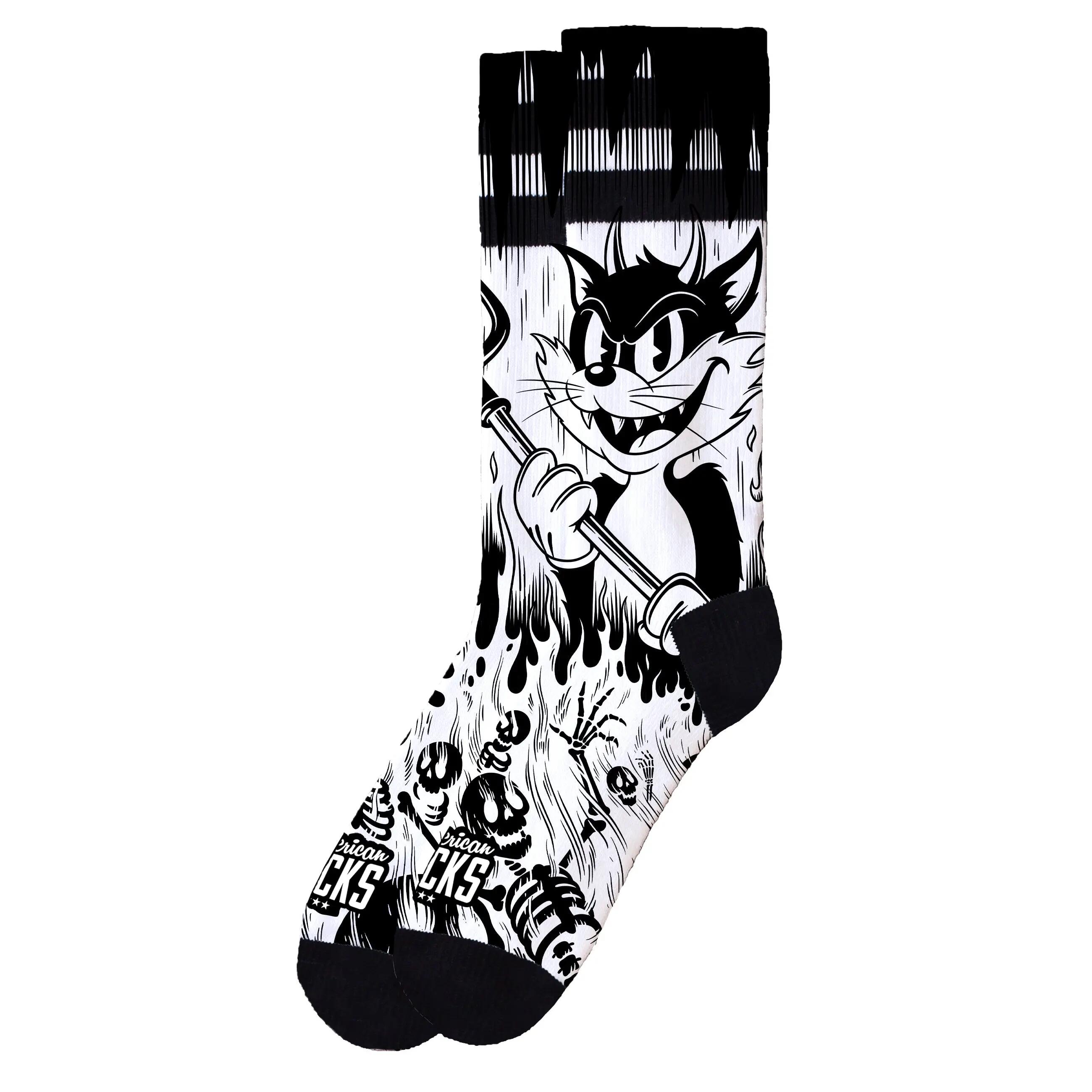 Evil Cat - Socken für Laufen, Radfahren und Fitness 2/11