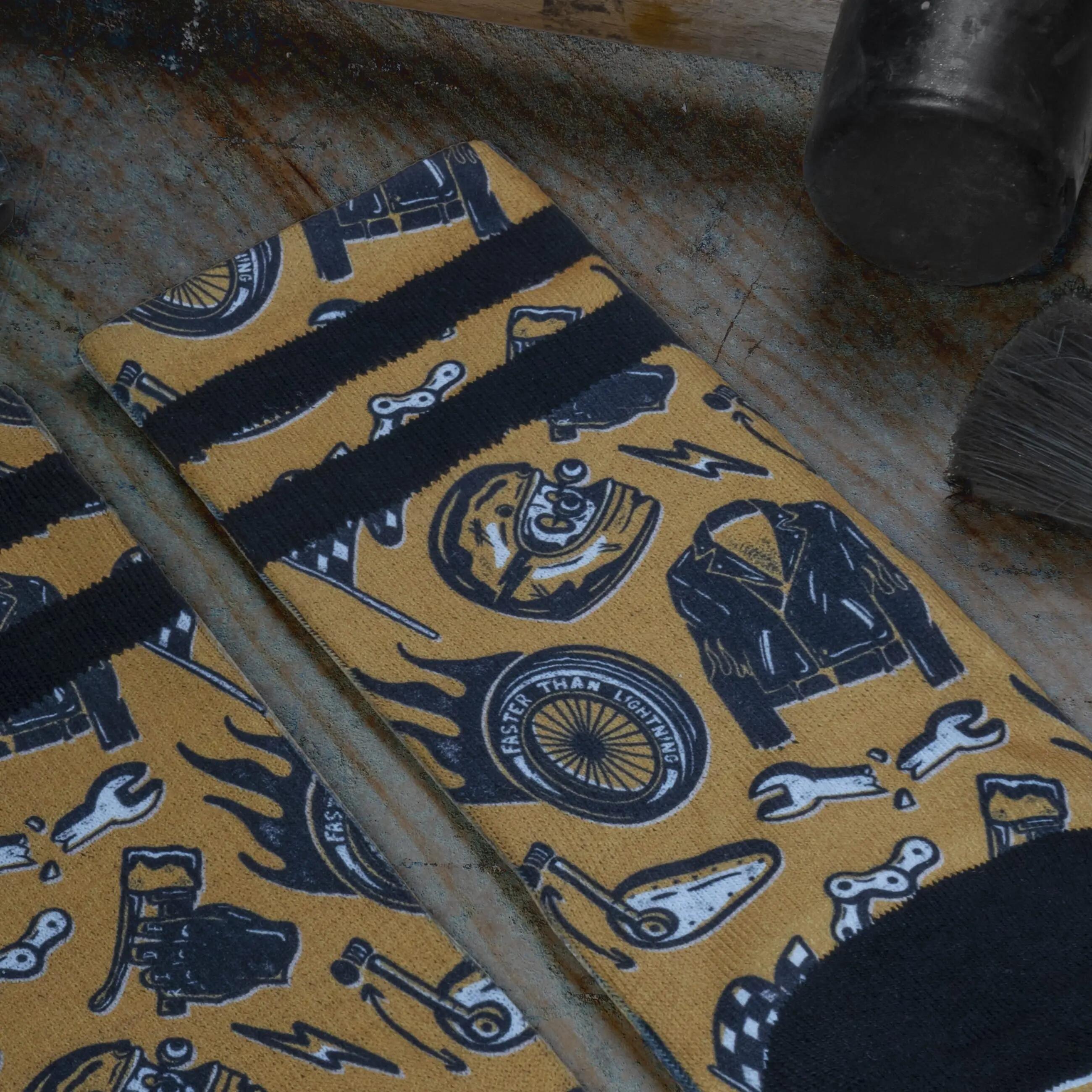 Calcetines Hombre American Socks Cafe Racer Multicolor 8/9