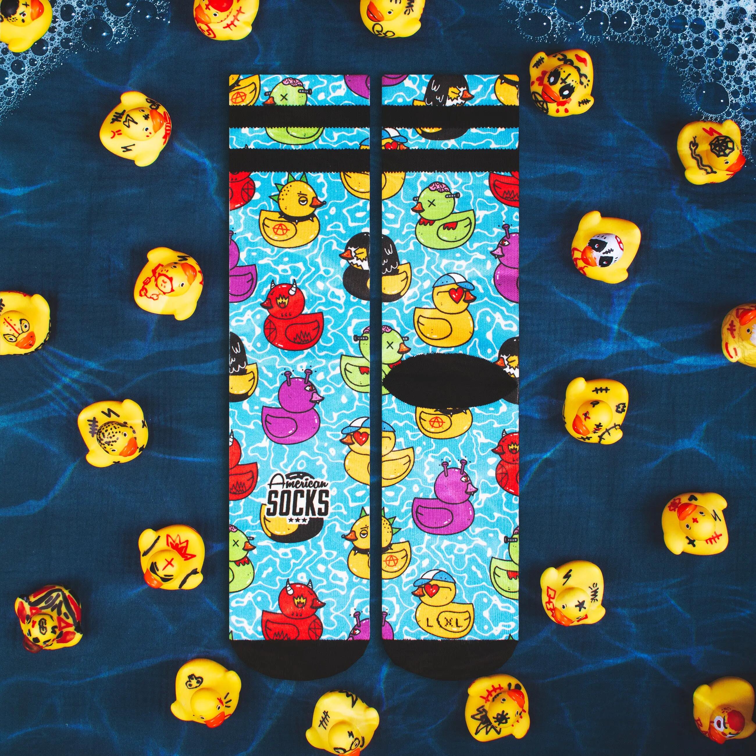 Tub Duck - Chaussettes de running, vélo et salle de sport 7/11