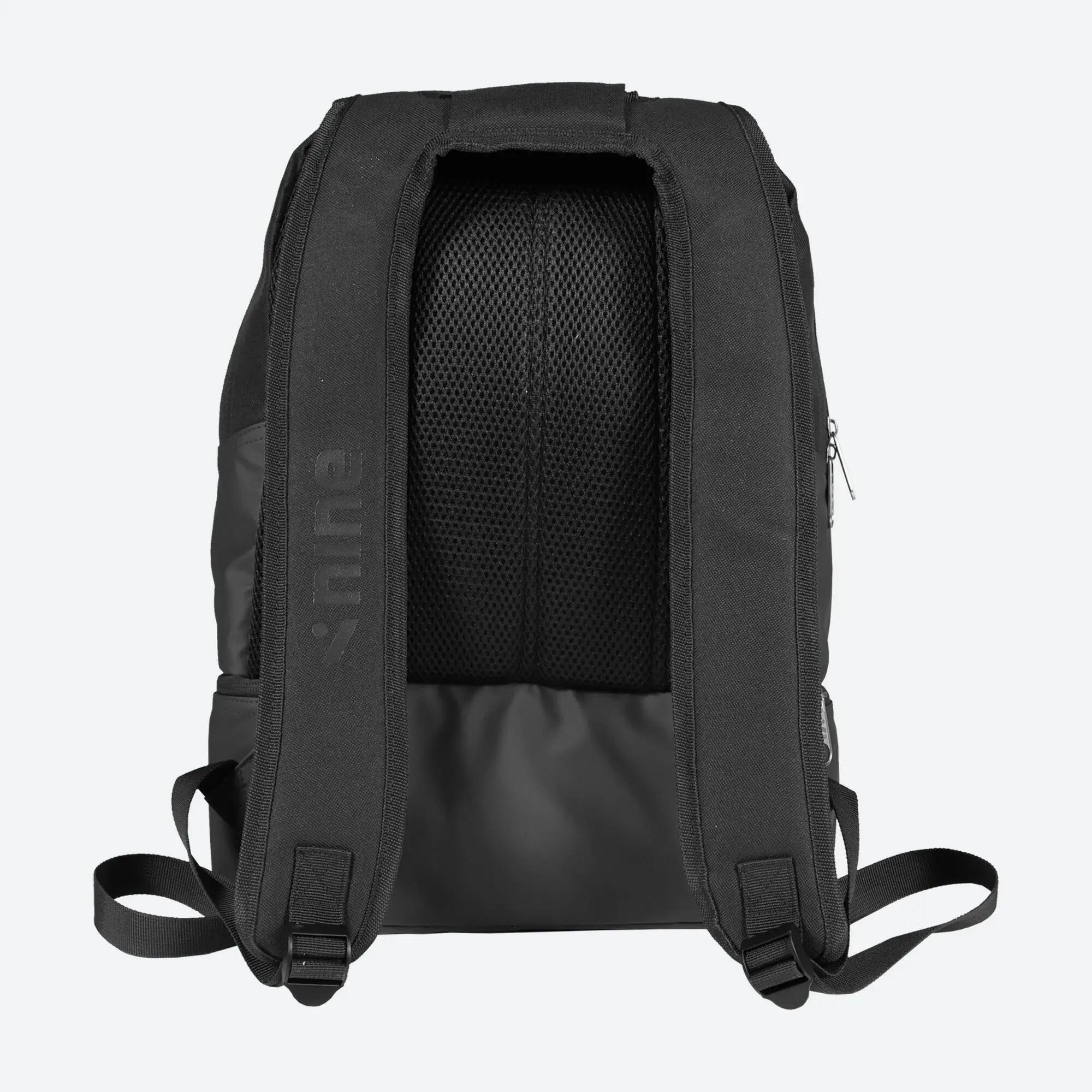 Mochila de voleibol e ginásio com compartimento para calçado DECK 2 preta 3/7