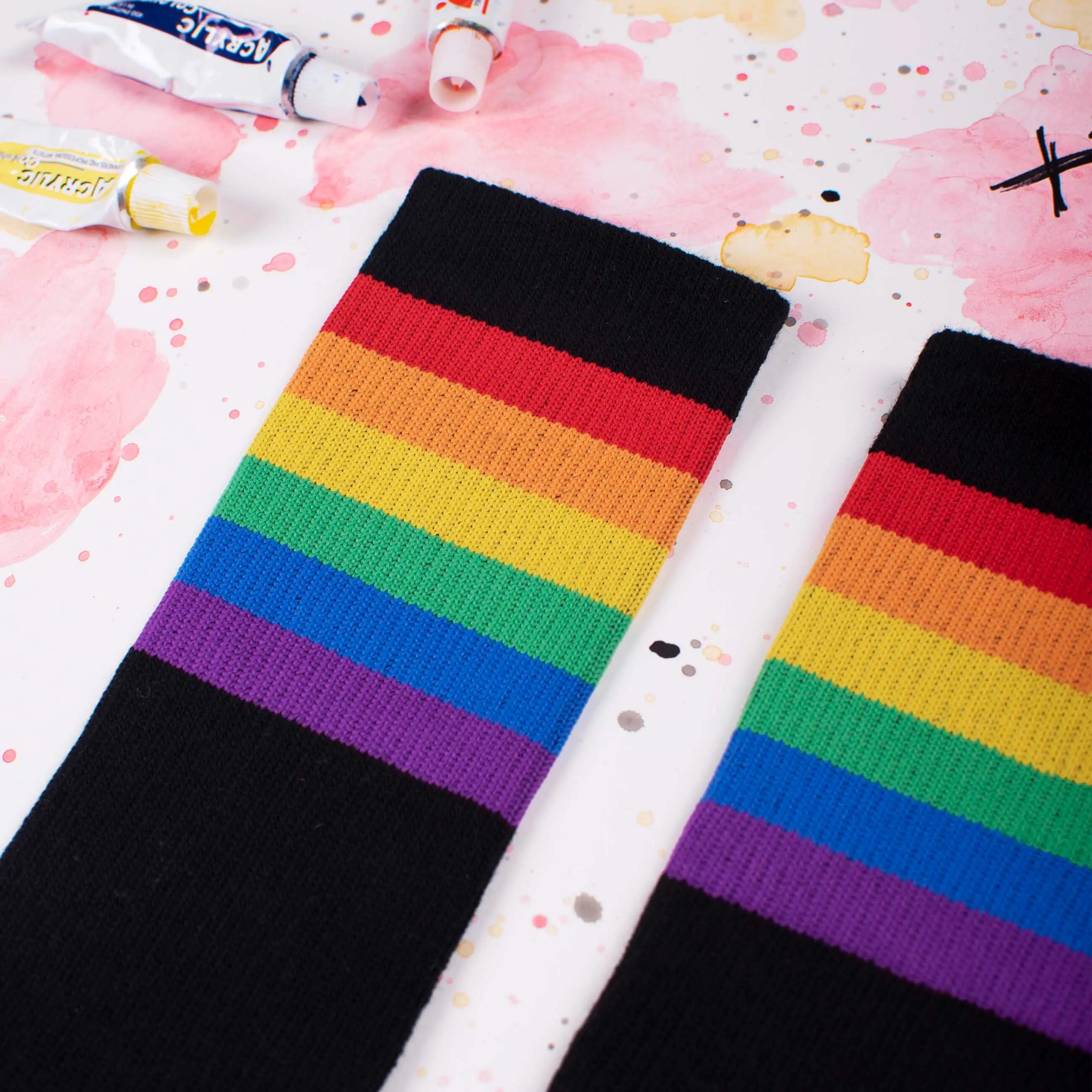 Calcetines American Socks Arcoíris Orgullo negro 8/8