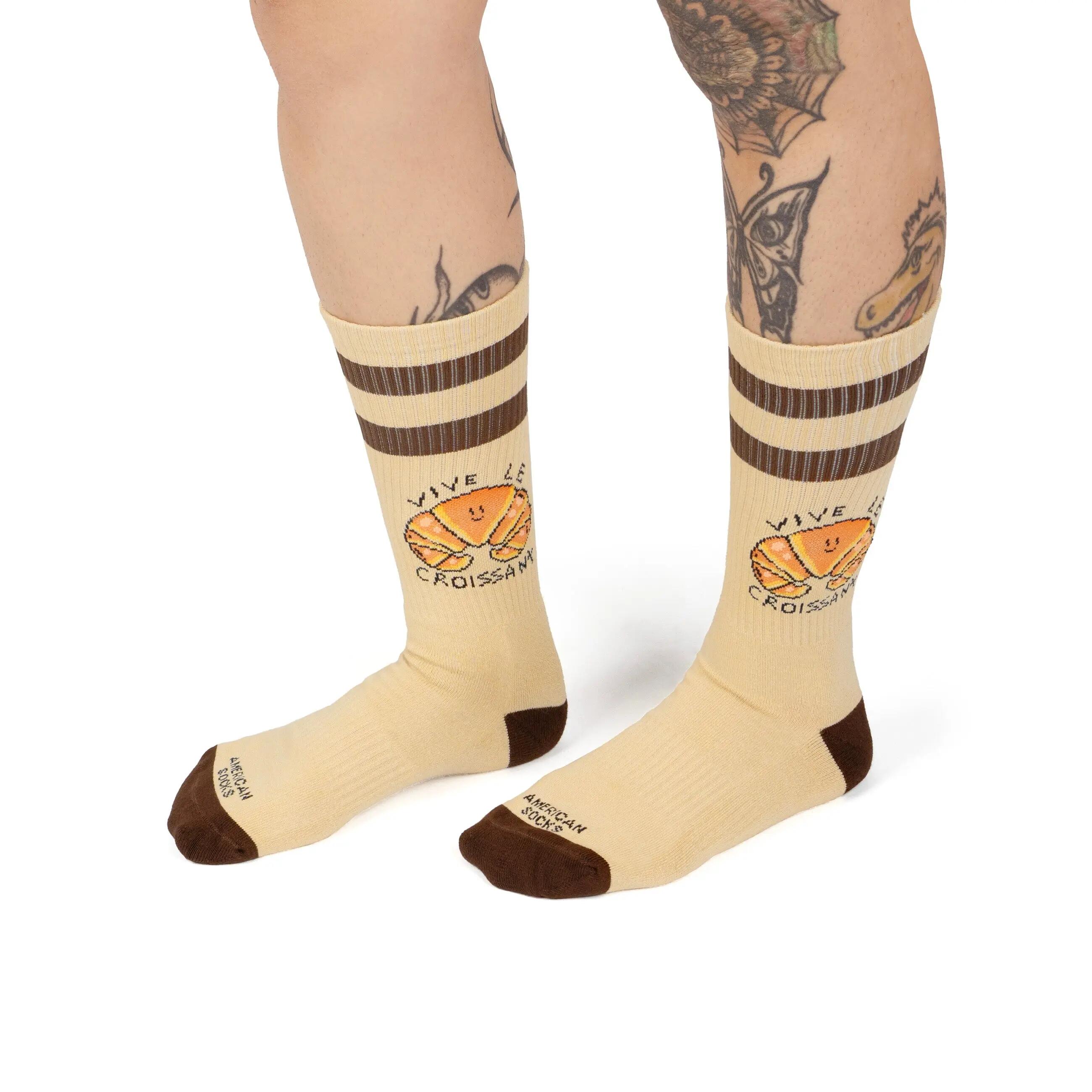 Vive Le Croissant - Calze divertenti streetwear 4/8