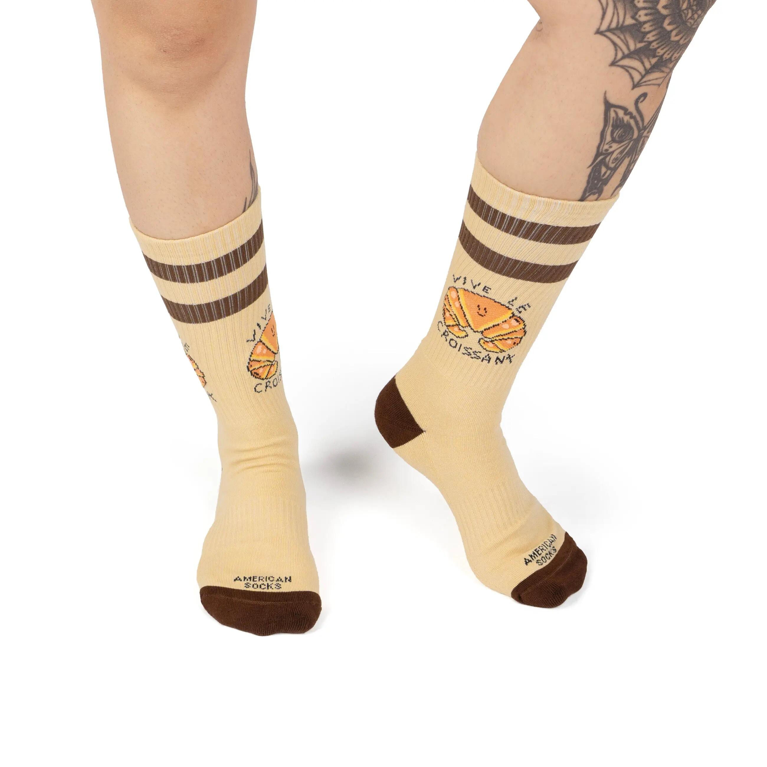 Vive Le Croissant - Calze divertenti streetwear 3/8