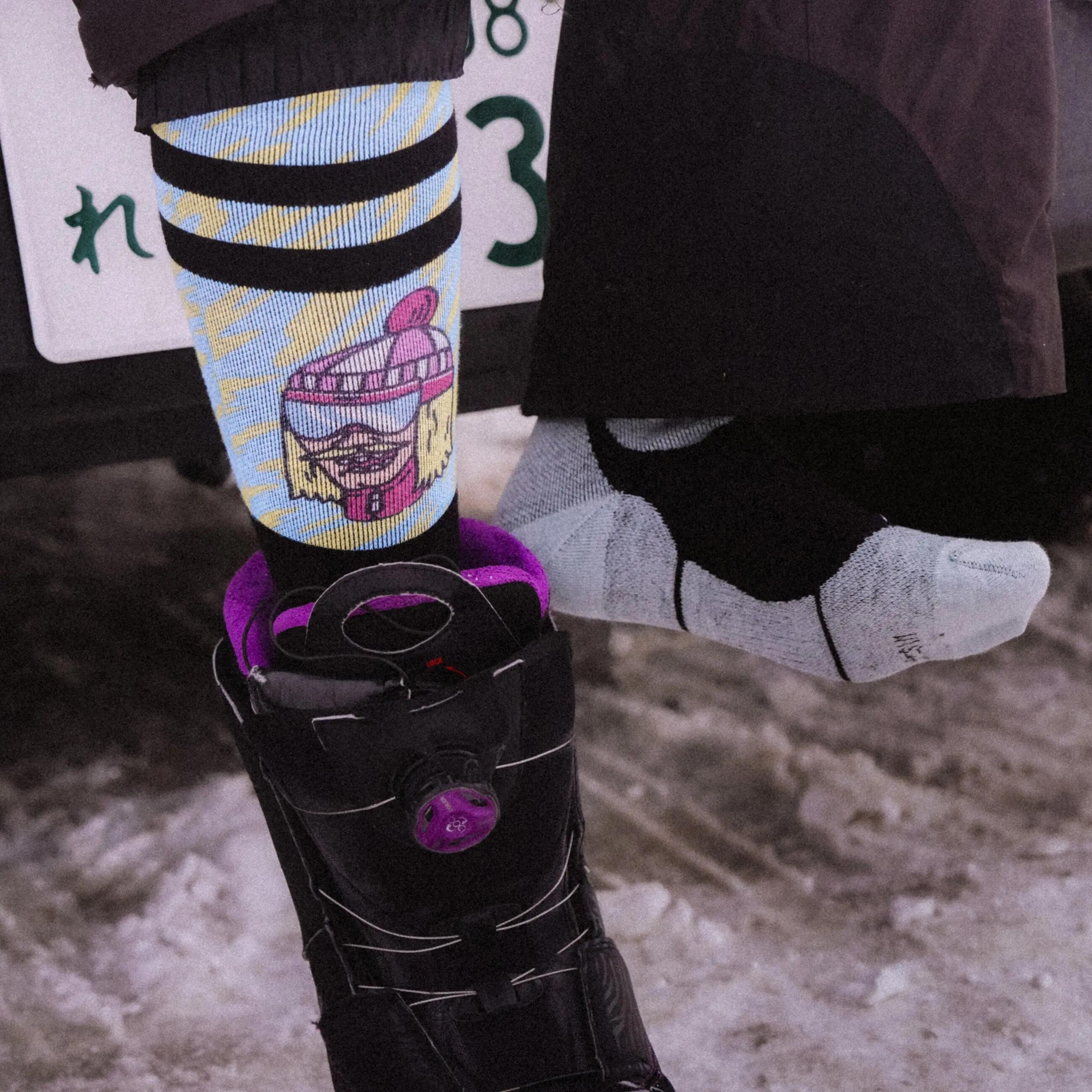 Slope Dope - Ski- und Snowboardsocken 5/7