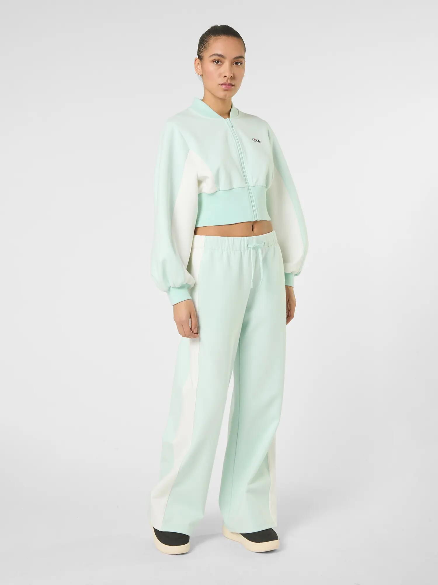 LECORE wide contrast panel scuba track pants 7/7
