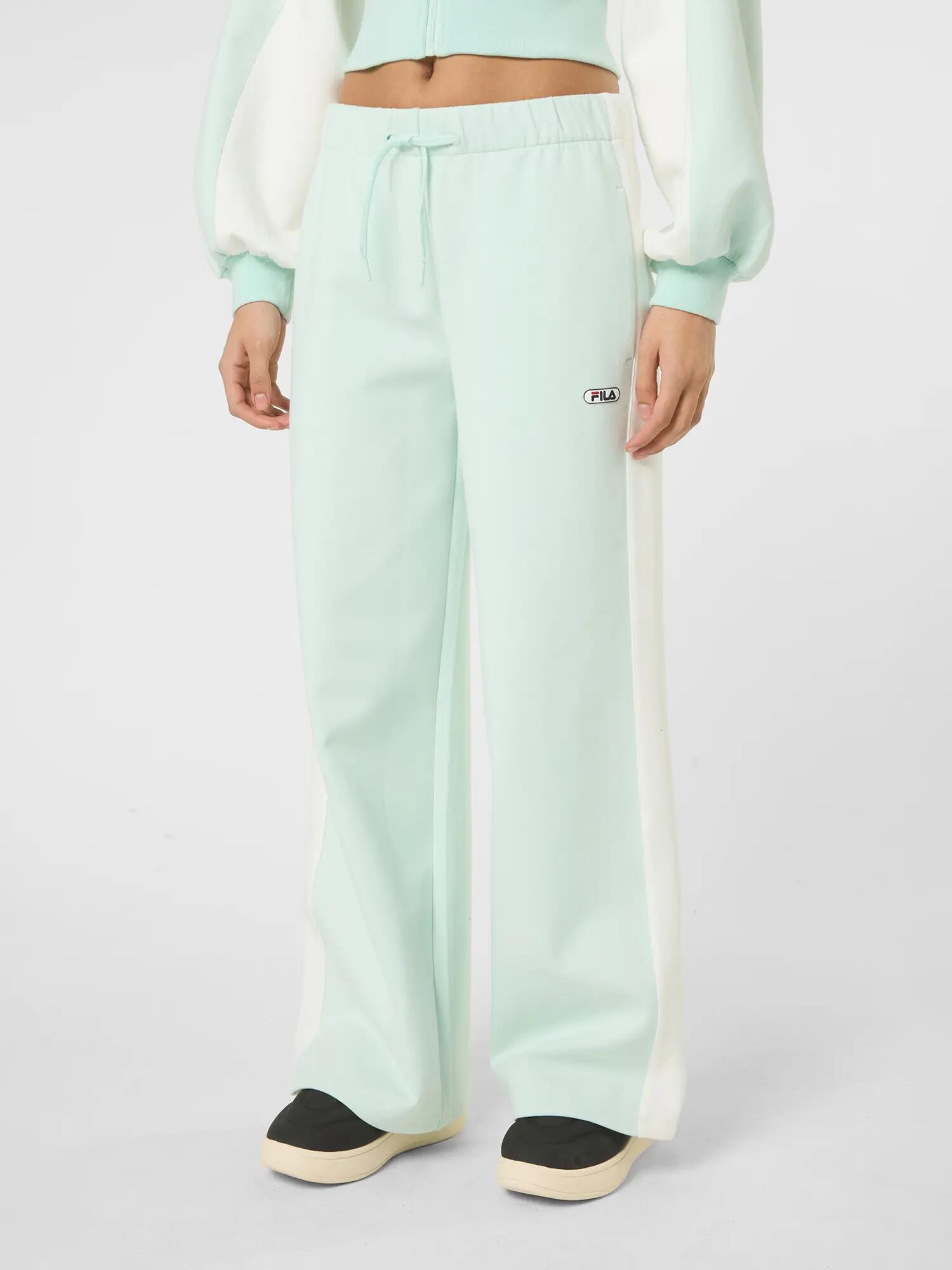 LECORE wide contrast panel scuba track pants 6/7