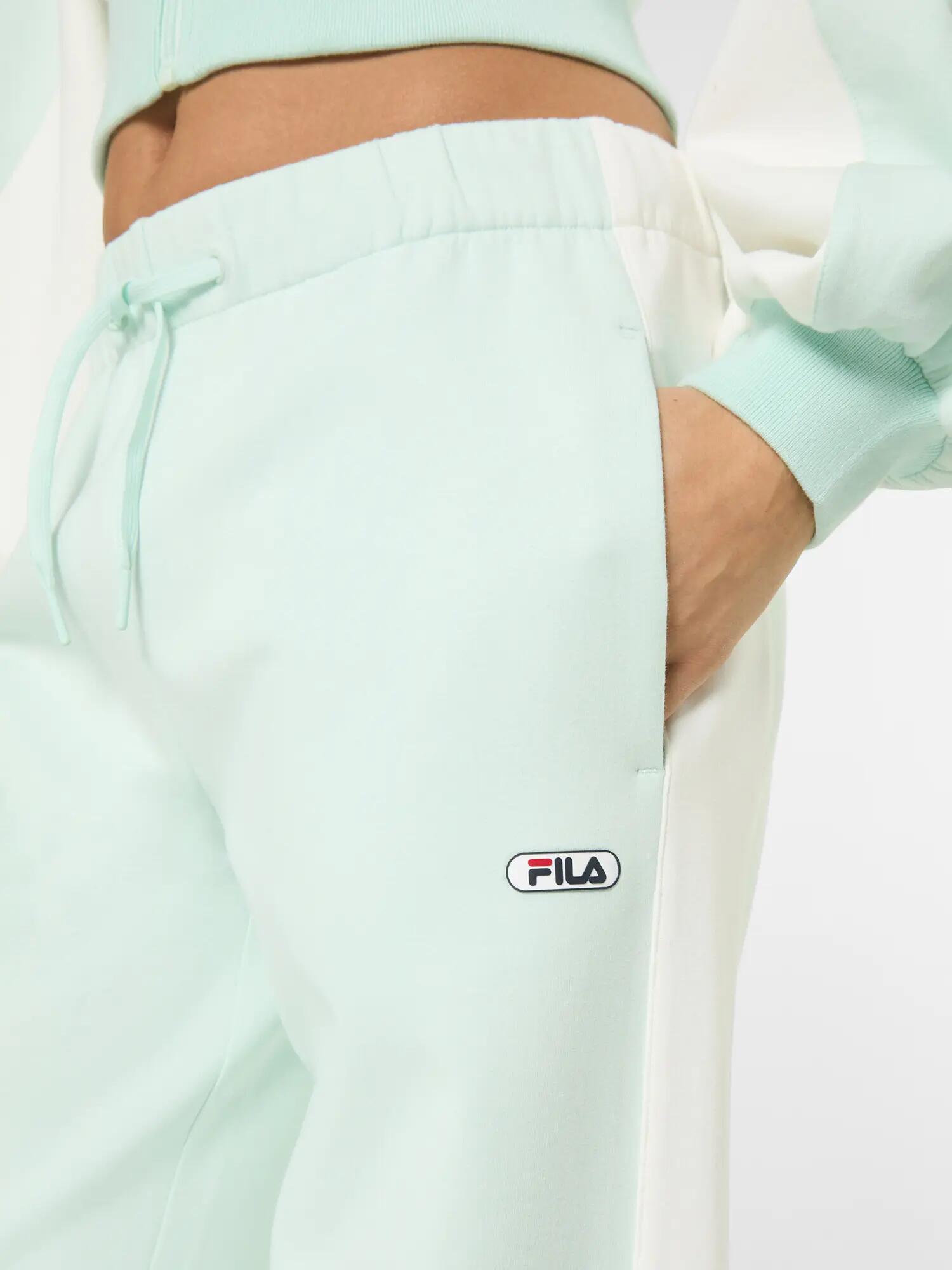 LECORE wide contrast panel scuba track pants 5/7
