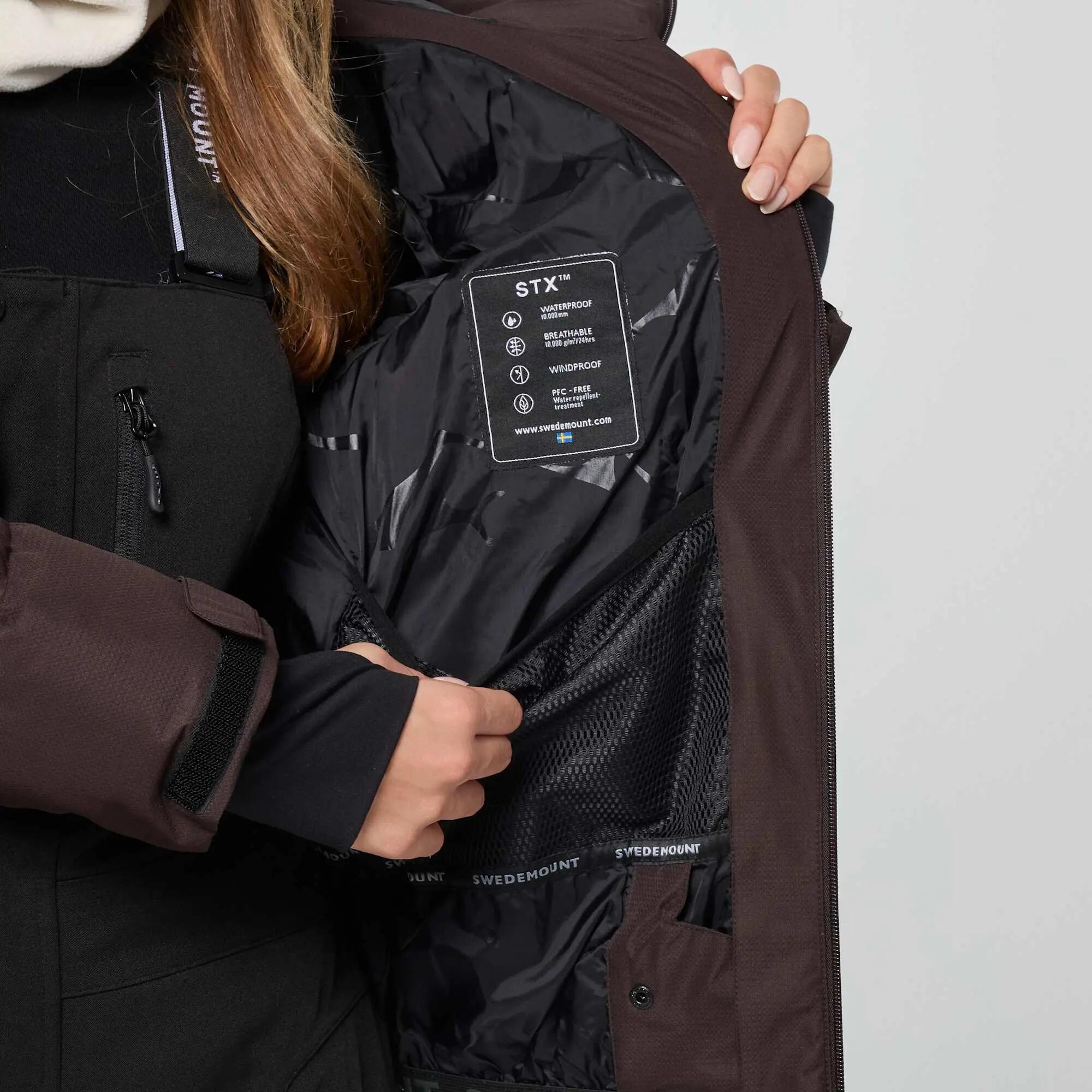 Veste de ski femme imperméable respirante Cervinia Puffer 10/11