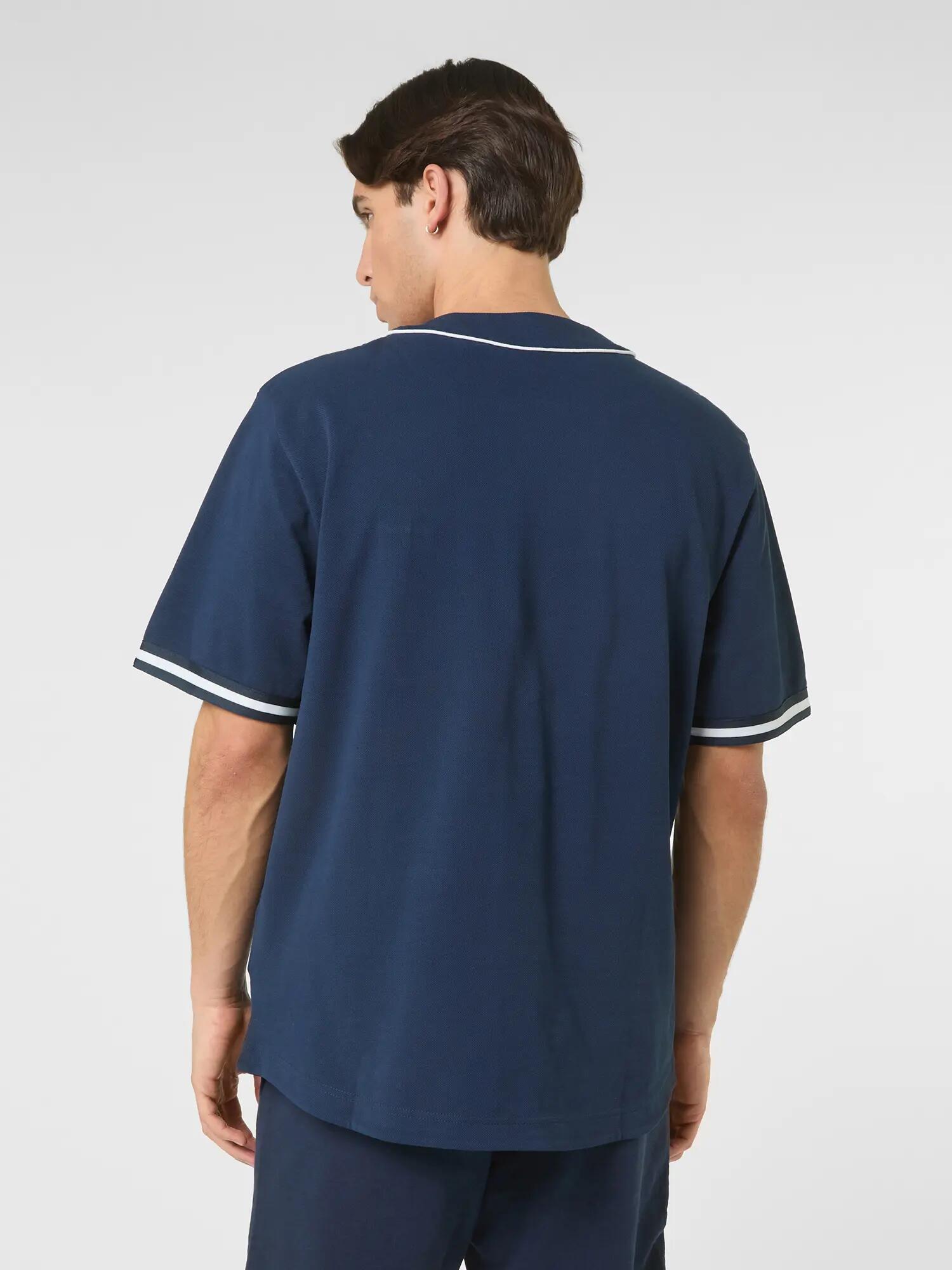 Camiseta FILA Statuto masculina estilo beisebol 100% algodão 4/7