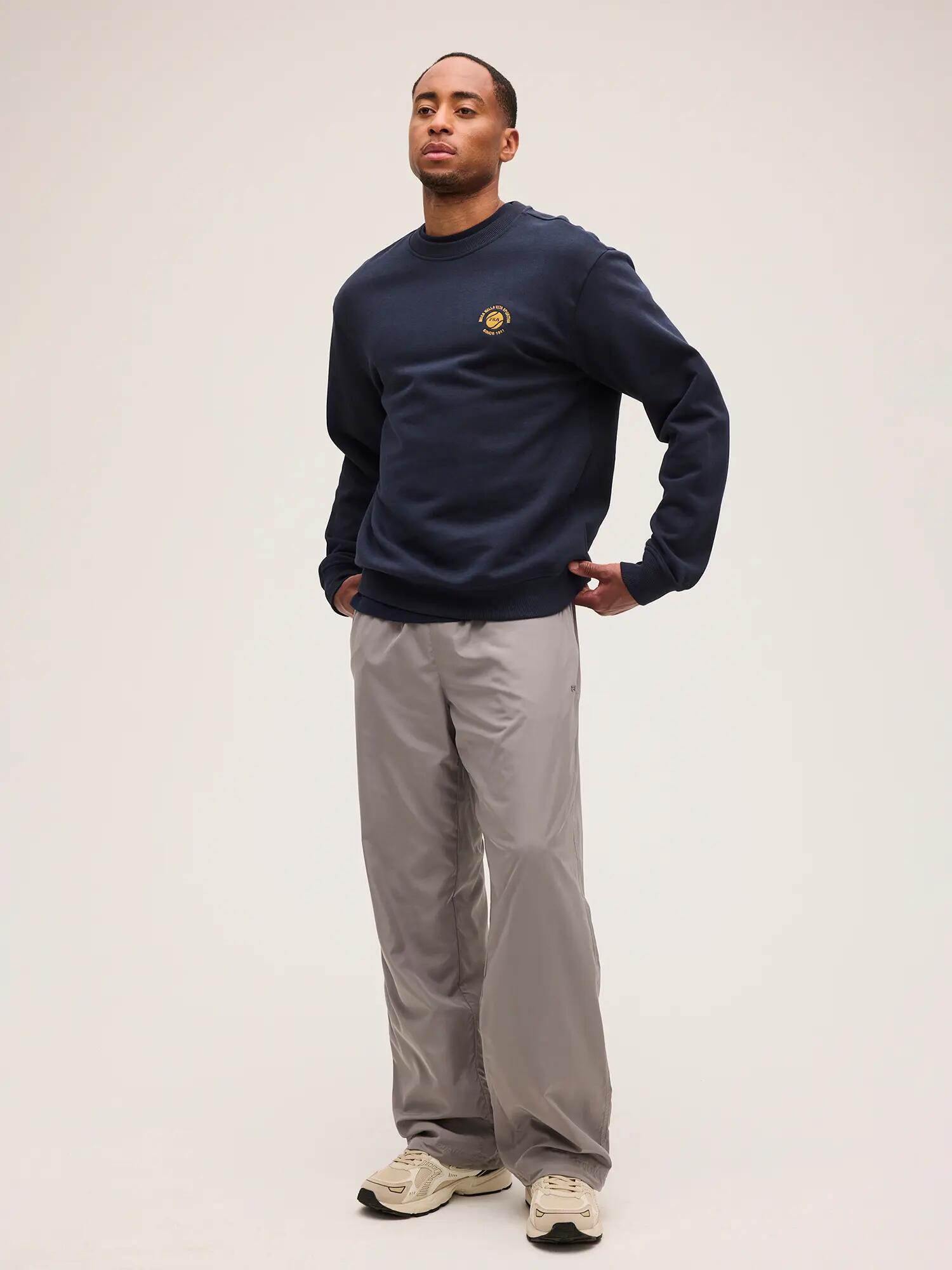 ANDALO relaxed graphic brushed sweatshirt 6/7